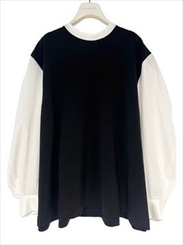 【CHIGNON】ボリューム袖ハイネックブラウス/1236-524-2MK