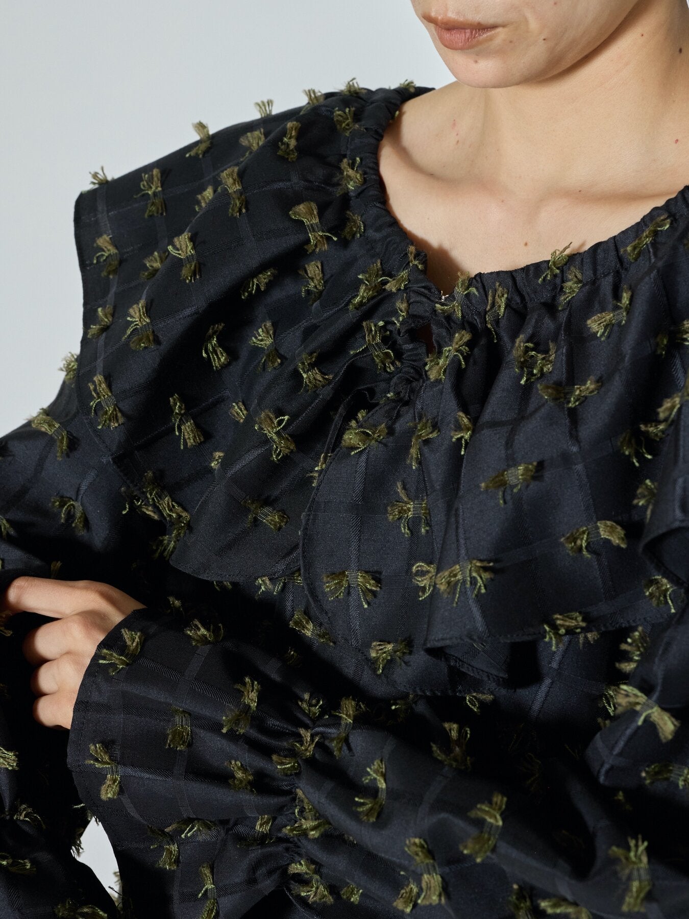 【CHIGNON】カットJQドロストカラーブラウス/1265-379NH