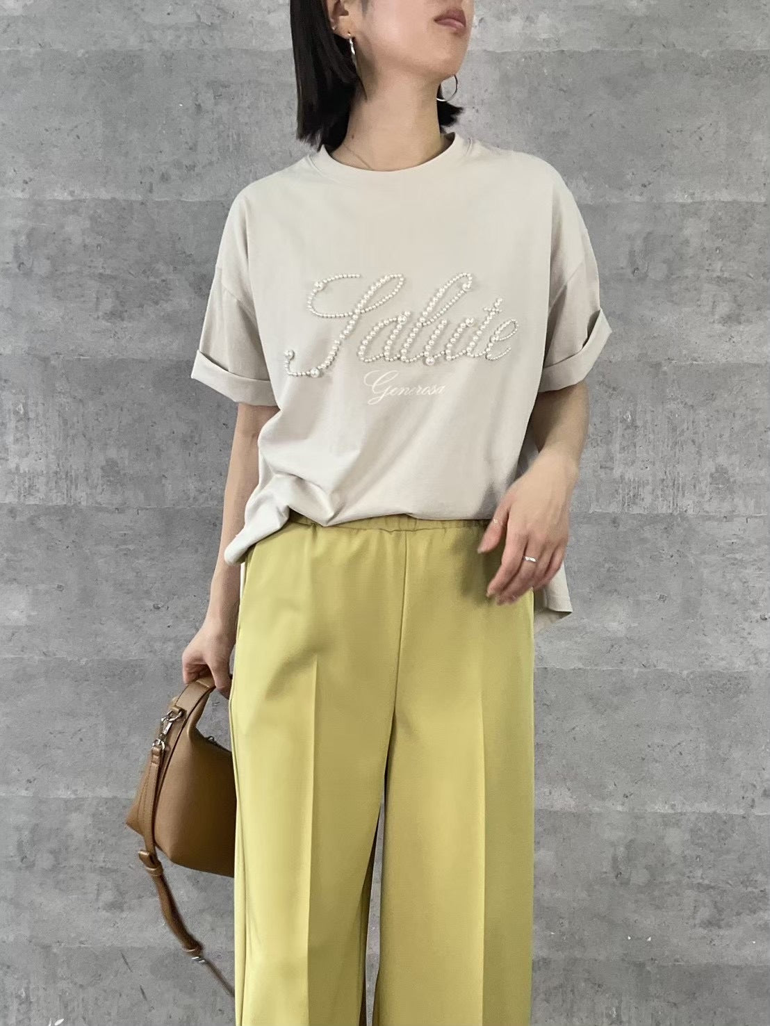 【ANNAKERRY】パールロゴT/01262904