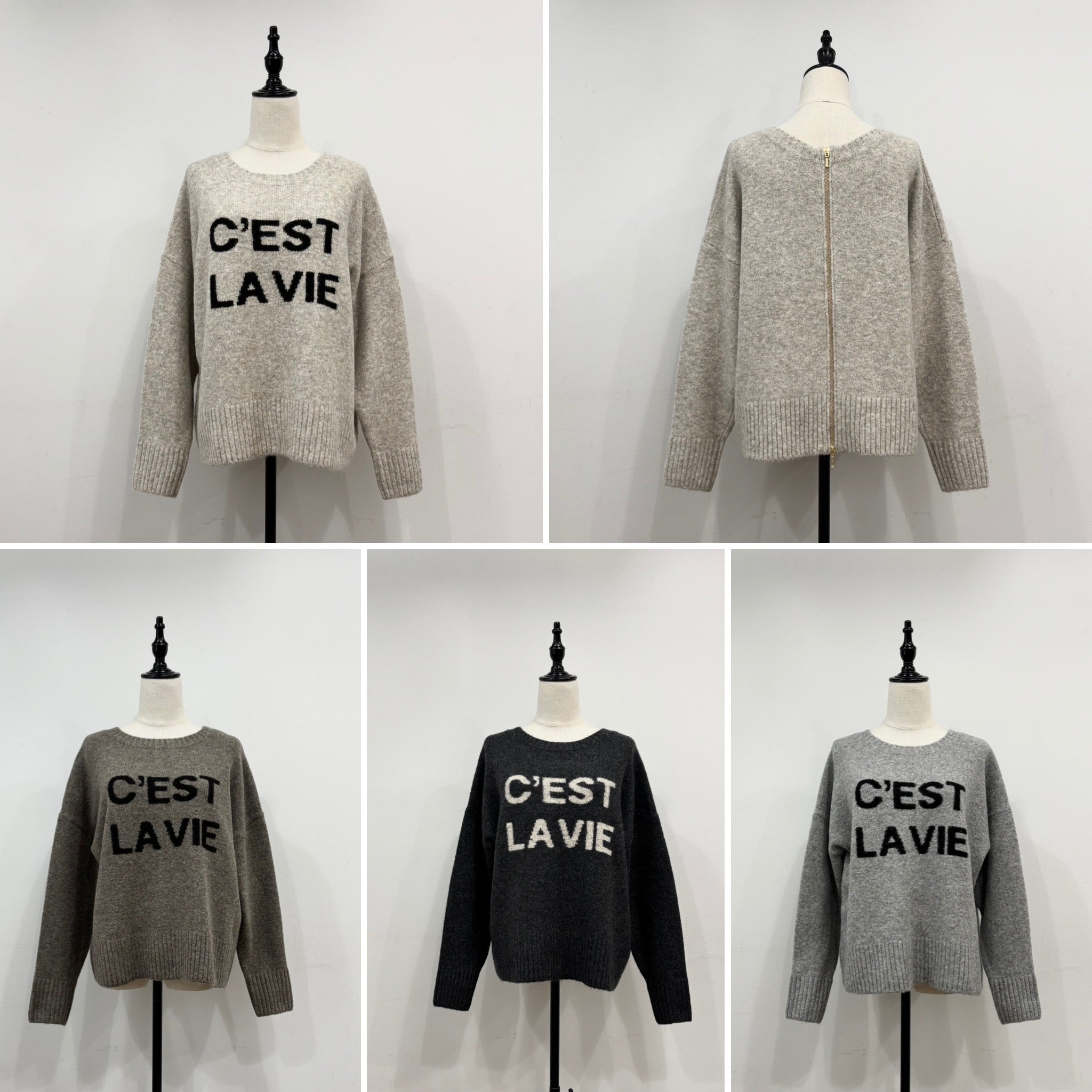 【siro de labonte】ジップアップ2wayプルオーバー/R553112