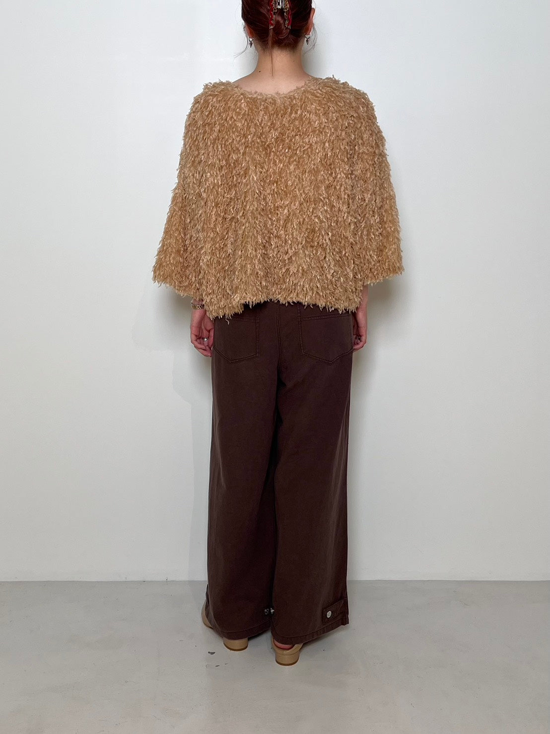 【CHIGNON】フェザーフリンジルーズT/1456-553KK