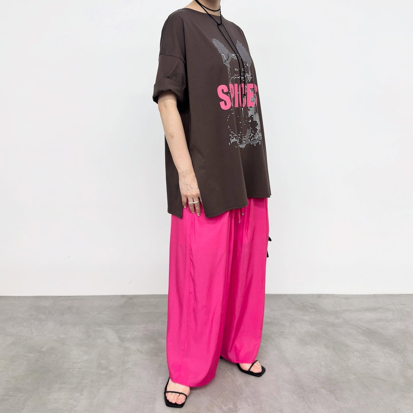 【NUS】プレミアム天笠2WAYイラストロゴビッグT/610-35036