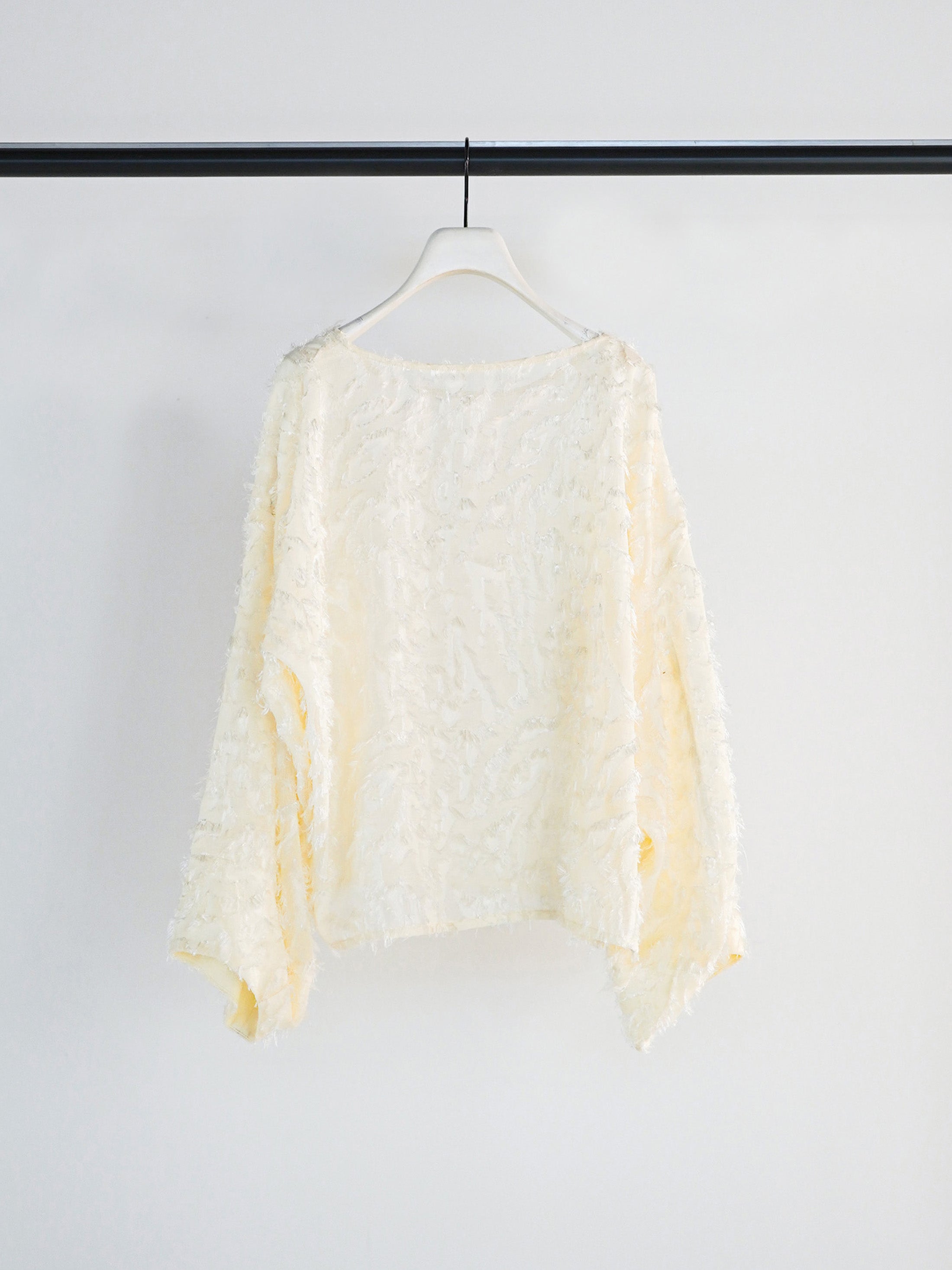 【CHIGNON】メッシュジャガードブラウス/1561-009KK