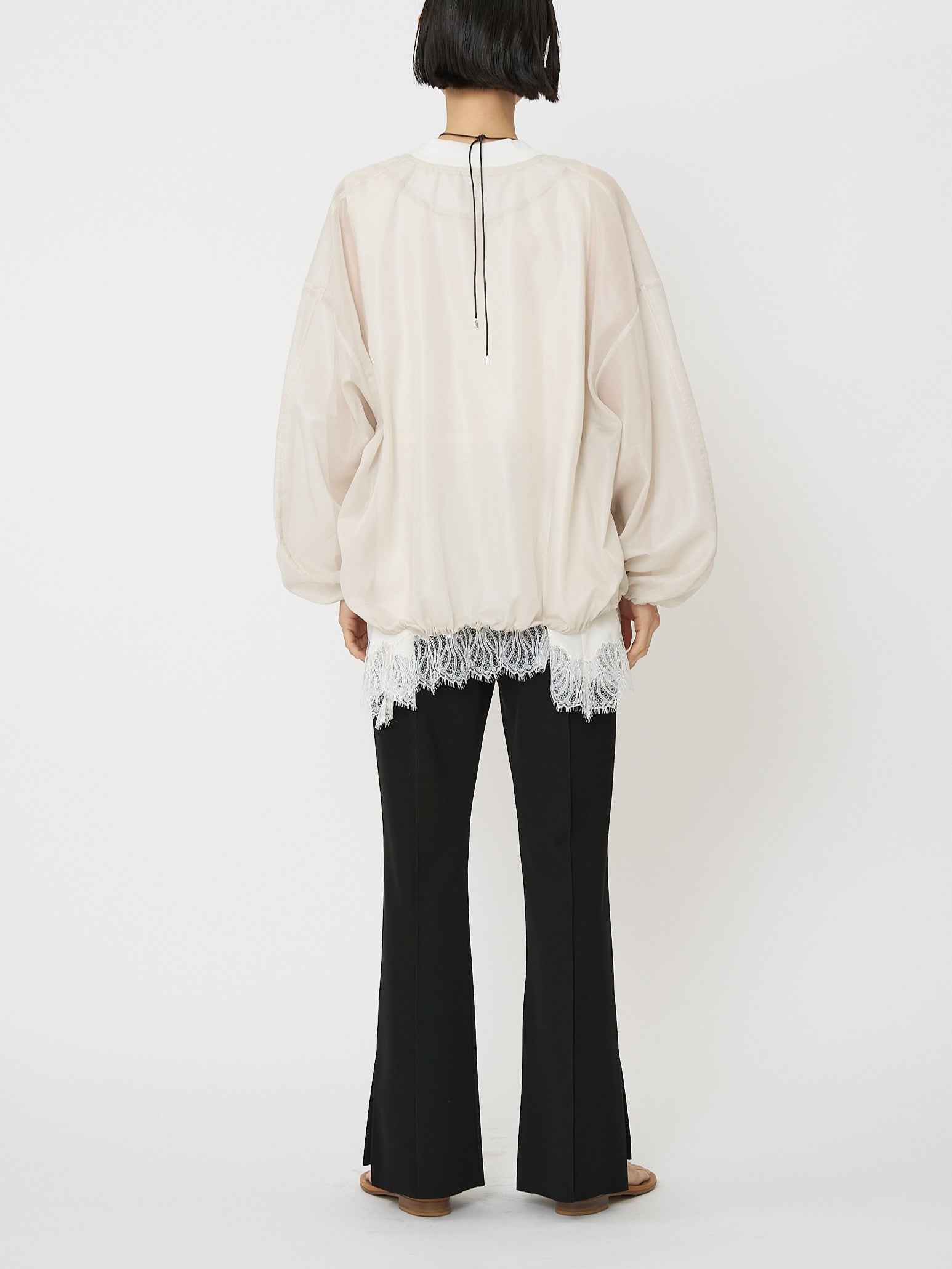 【CHIGNON】ヘムレースサテンタンク/1561-061NH