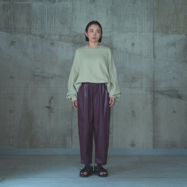 【RILATO】エコレザーコクーンパンツ/R25400