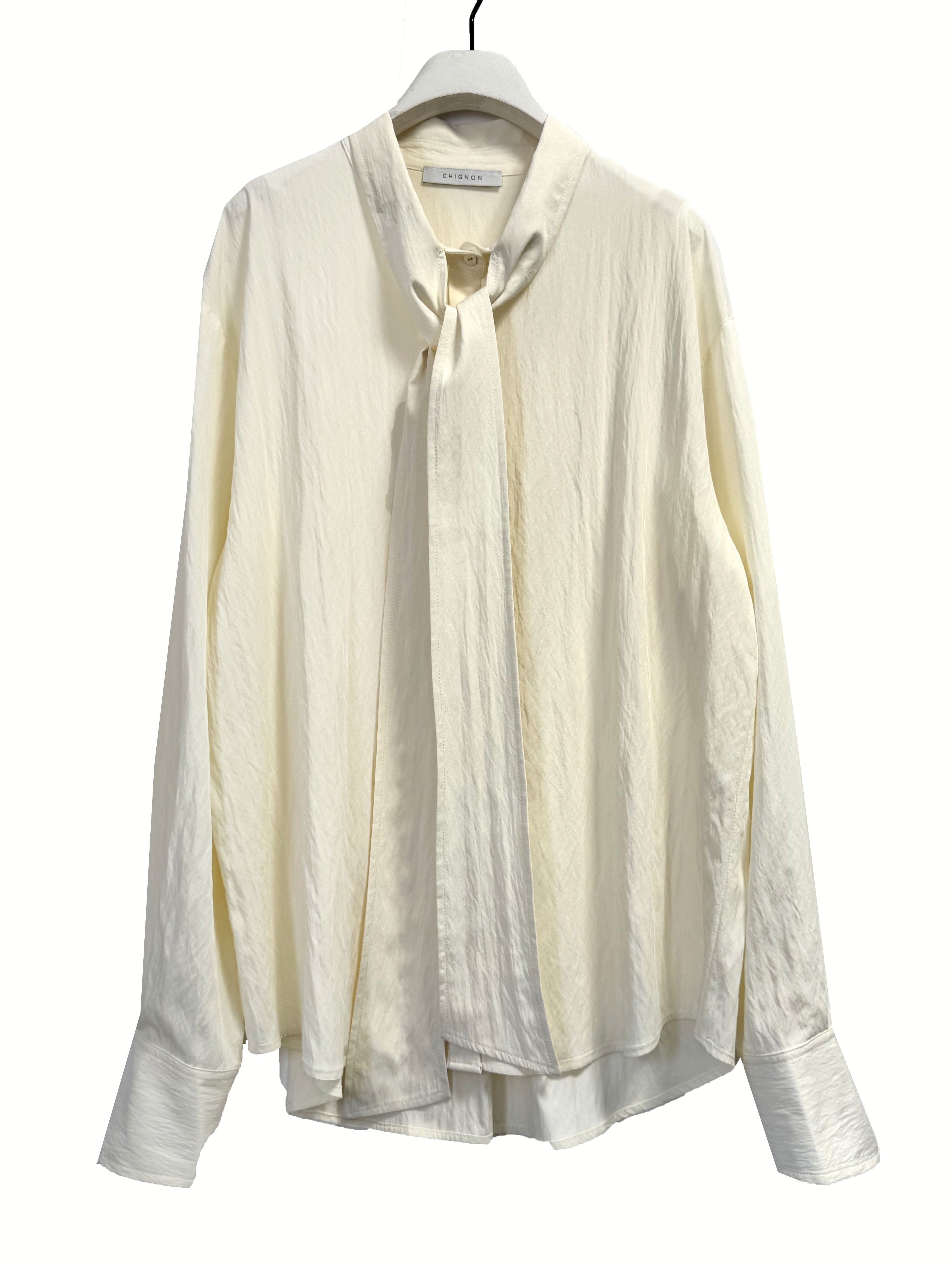 【CHIGNON】ボウタイカラーシャツ/1855-217KK