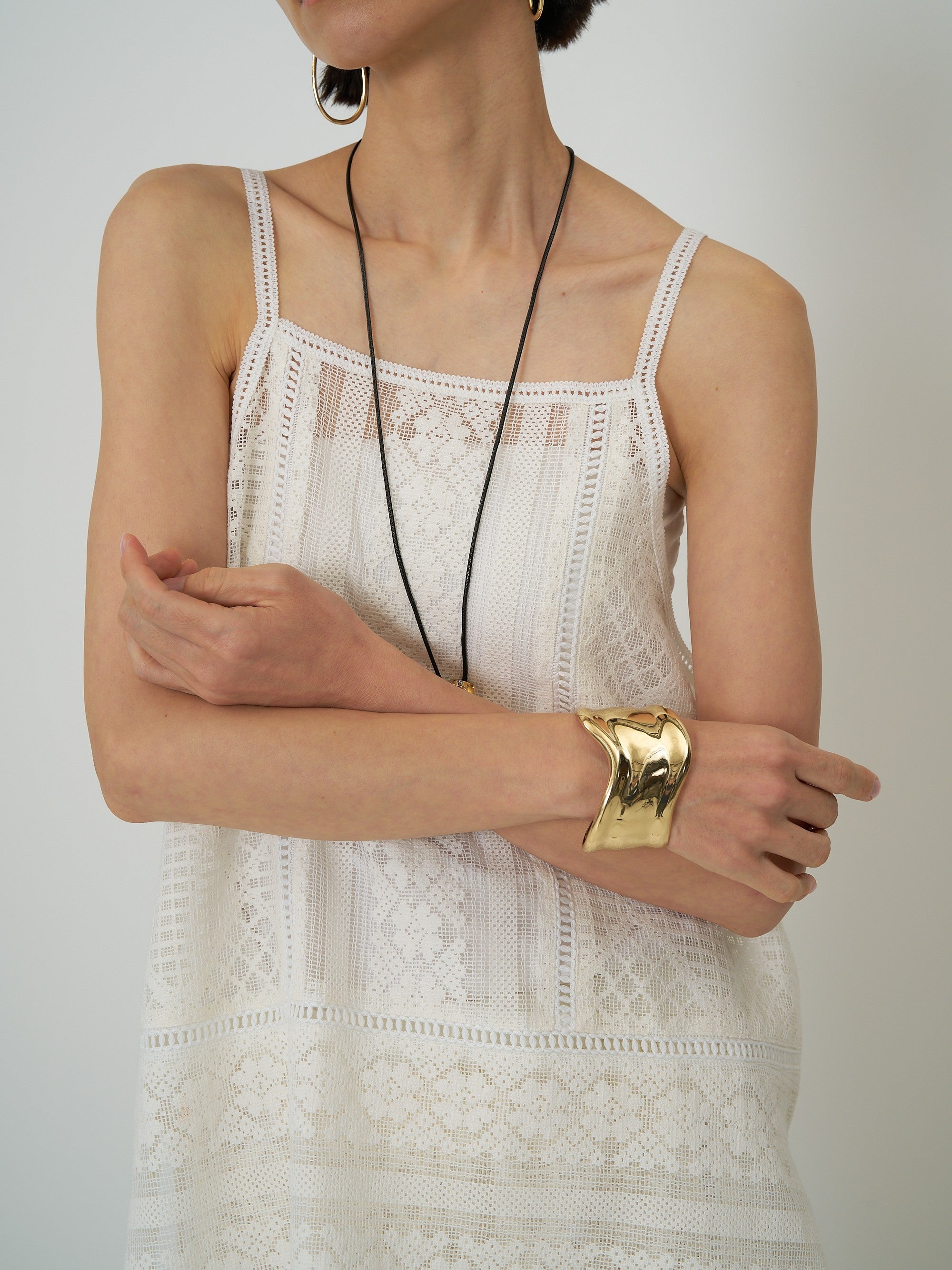 【CHIGNON】パッチワークレースキャミソール/1861-050BZ