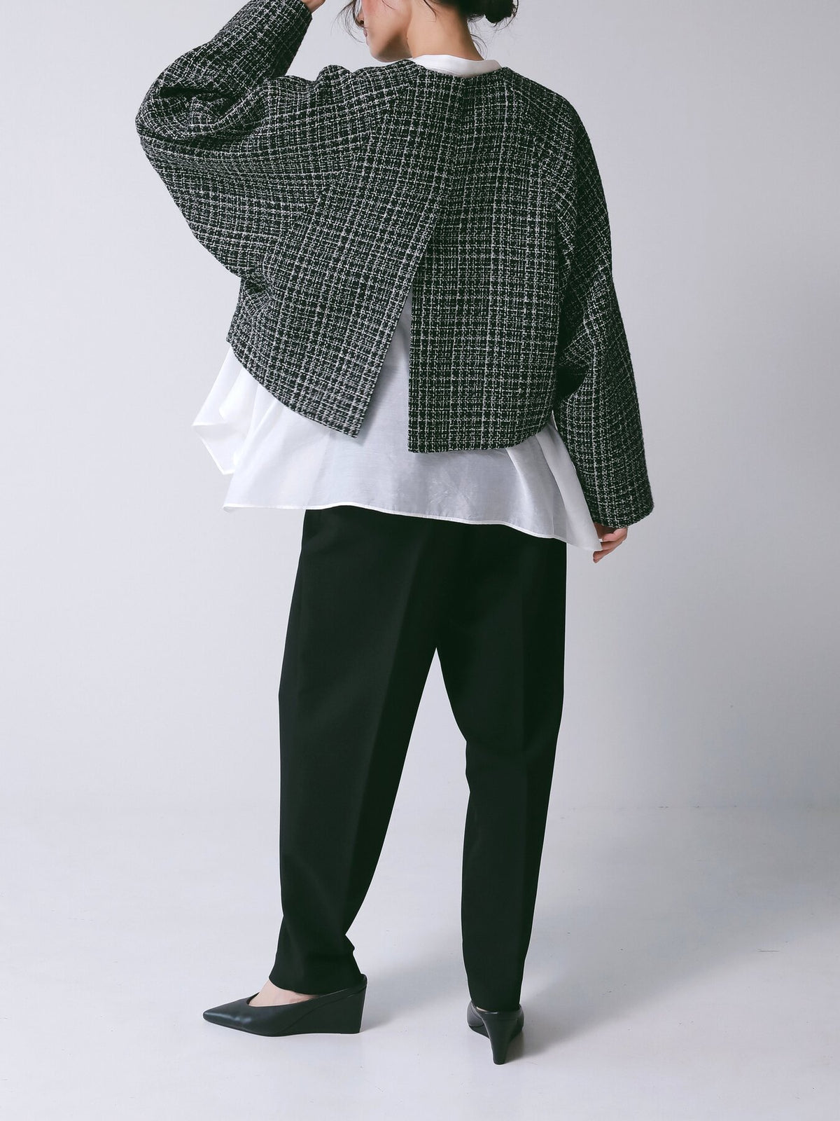 【CHIGNON】シアーツイルイレヘムシャツ/1866-619MK