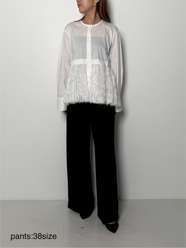 【CHIGNON】ファードッキングシャツ/1956-423KK