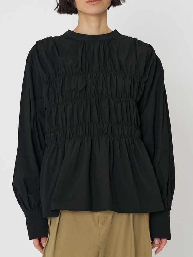 【CHIGNON】コットンシャーリングブラウス/1961-013KK