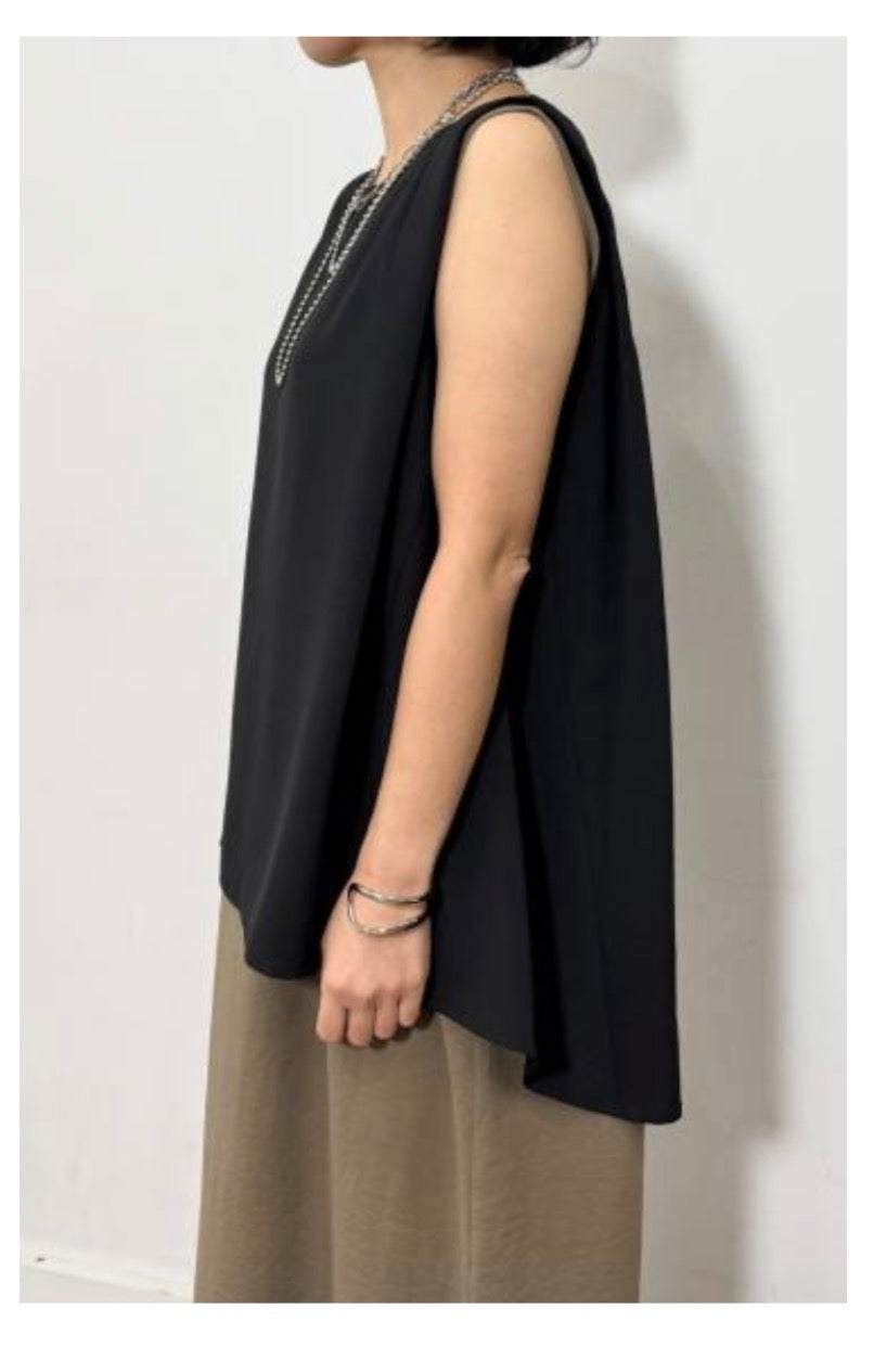 【siro de labonte】タックフレアタンク/R623308