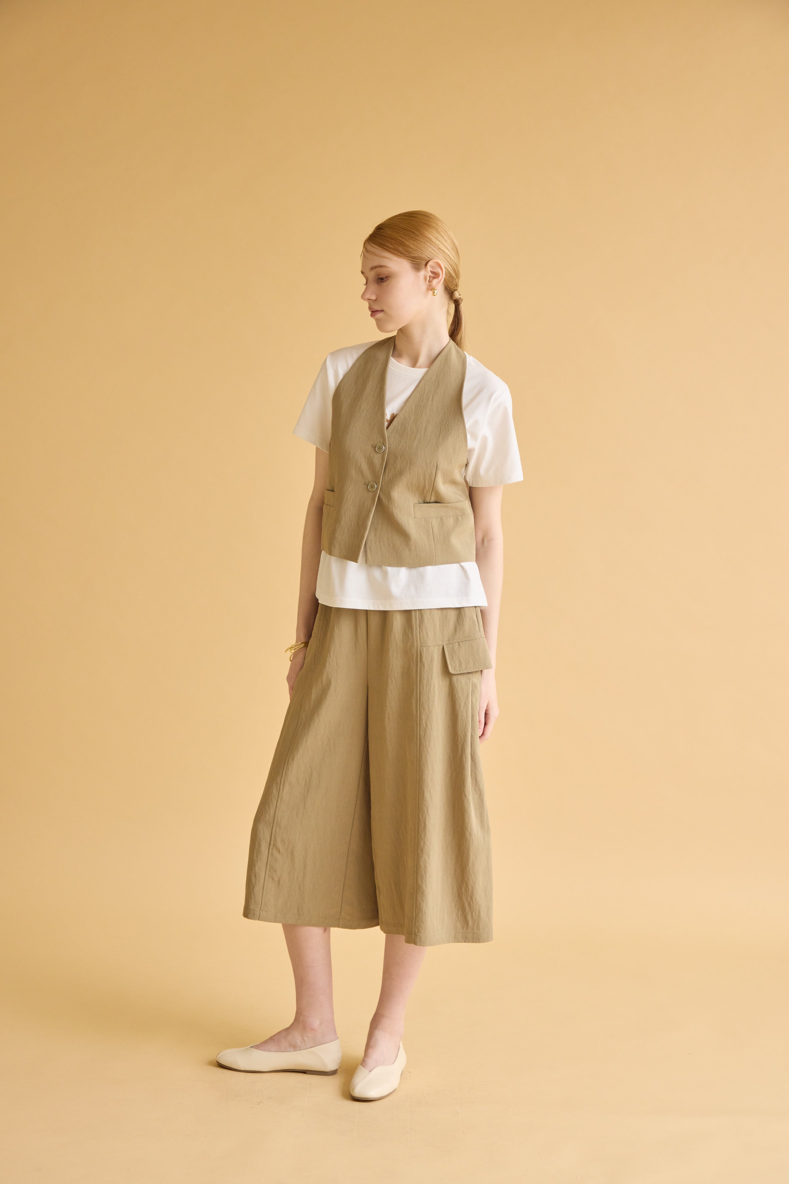 【SUGAR ROSE】クロップドカーゴワイドパンツ/268151