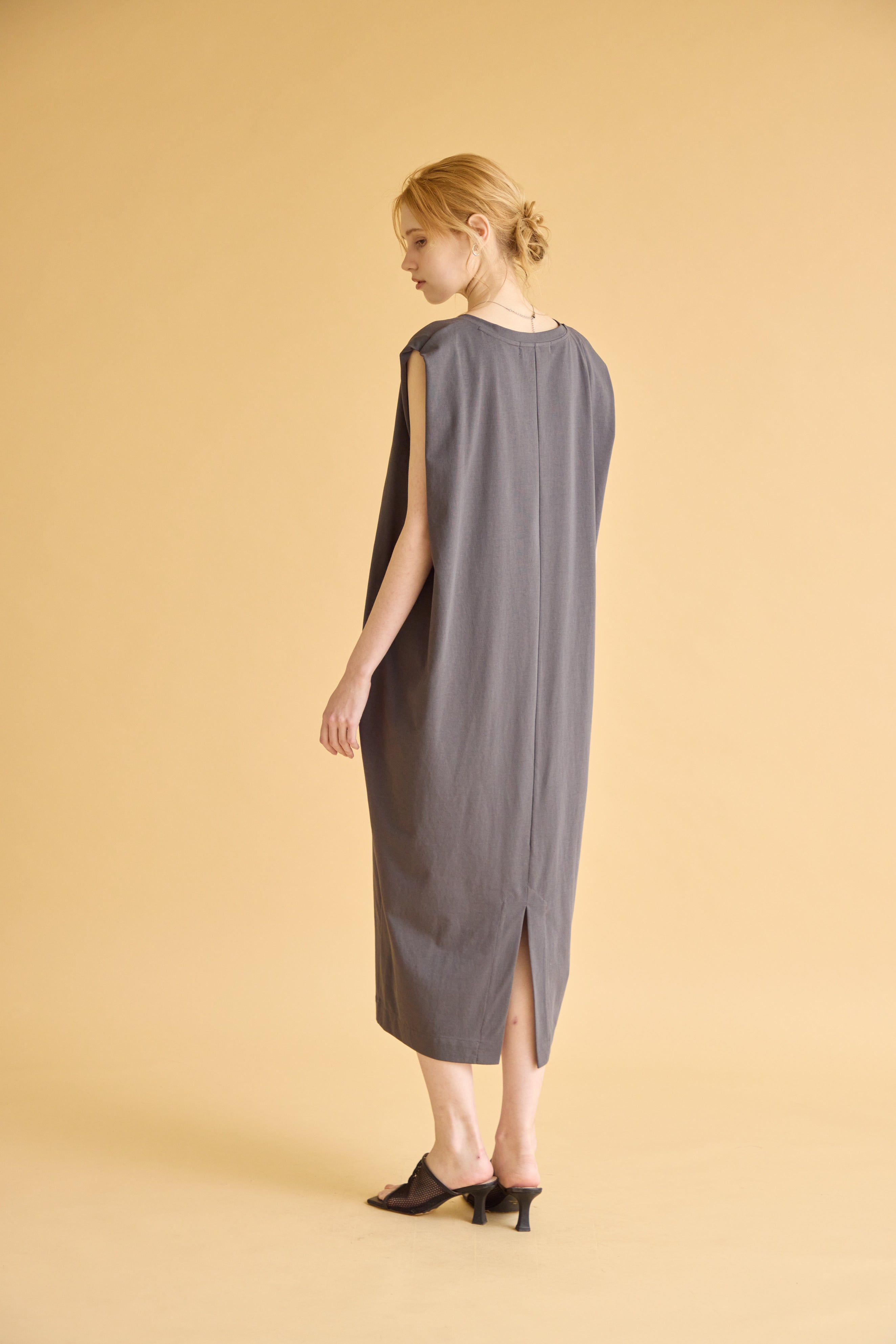 【SUGAR ROSE】タックスリーブVネックワンピース/269135