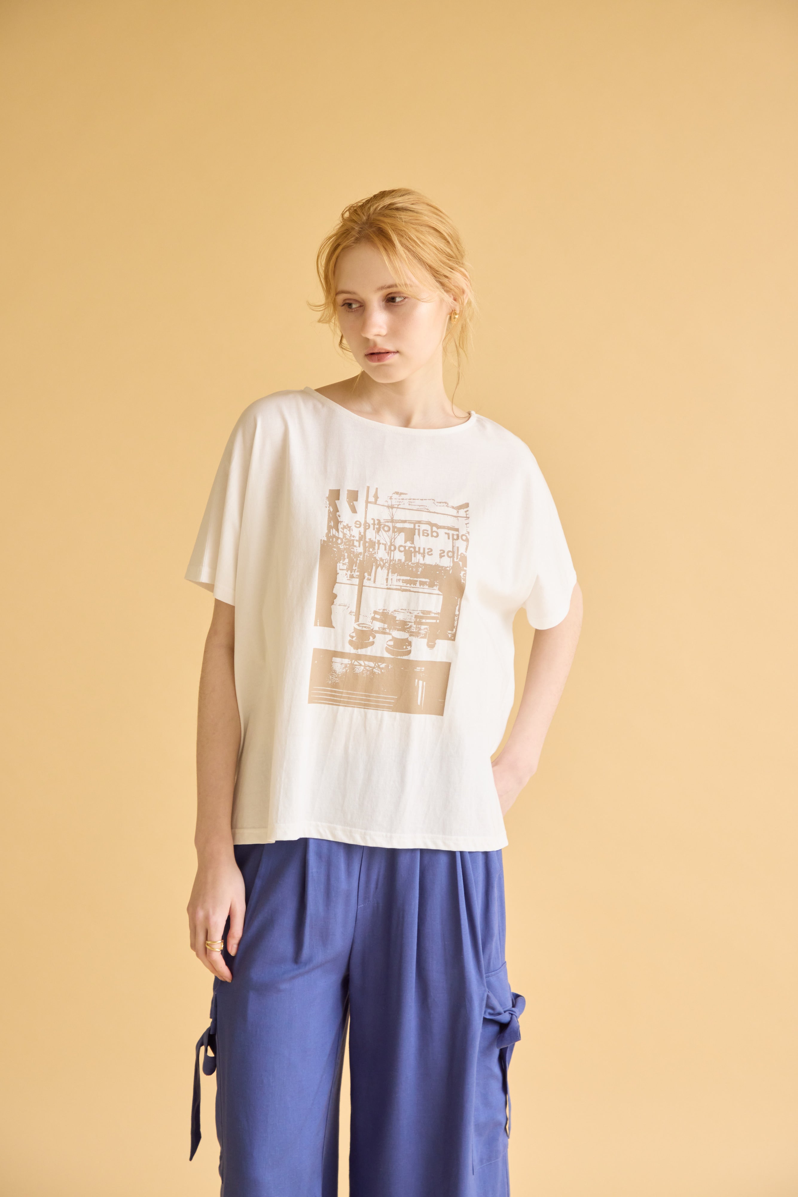 【SUGAR ROSE】モノトーンフォトトップス/269130