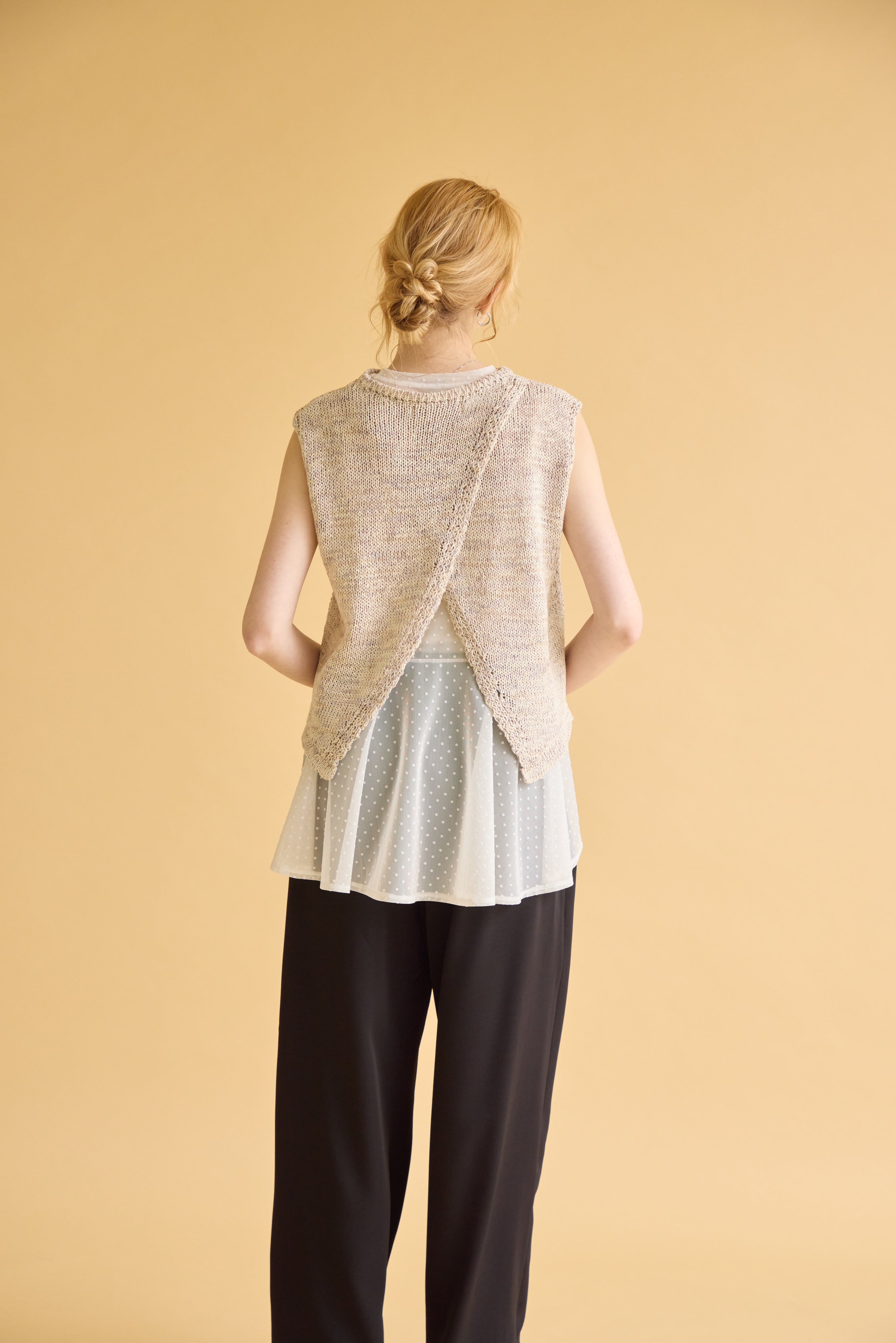 【SUGAR ROSE】ドットチュールノースリチュニック/269150