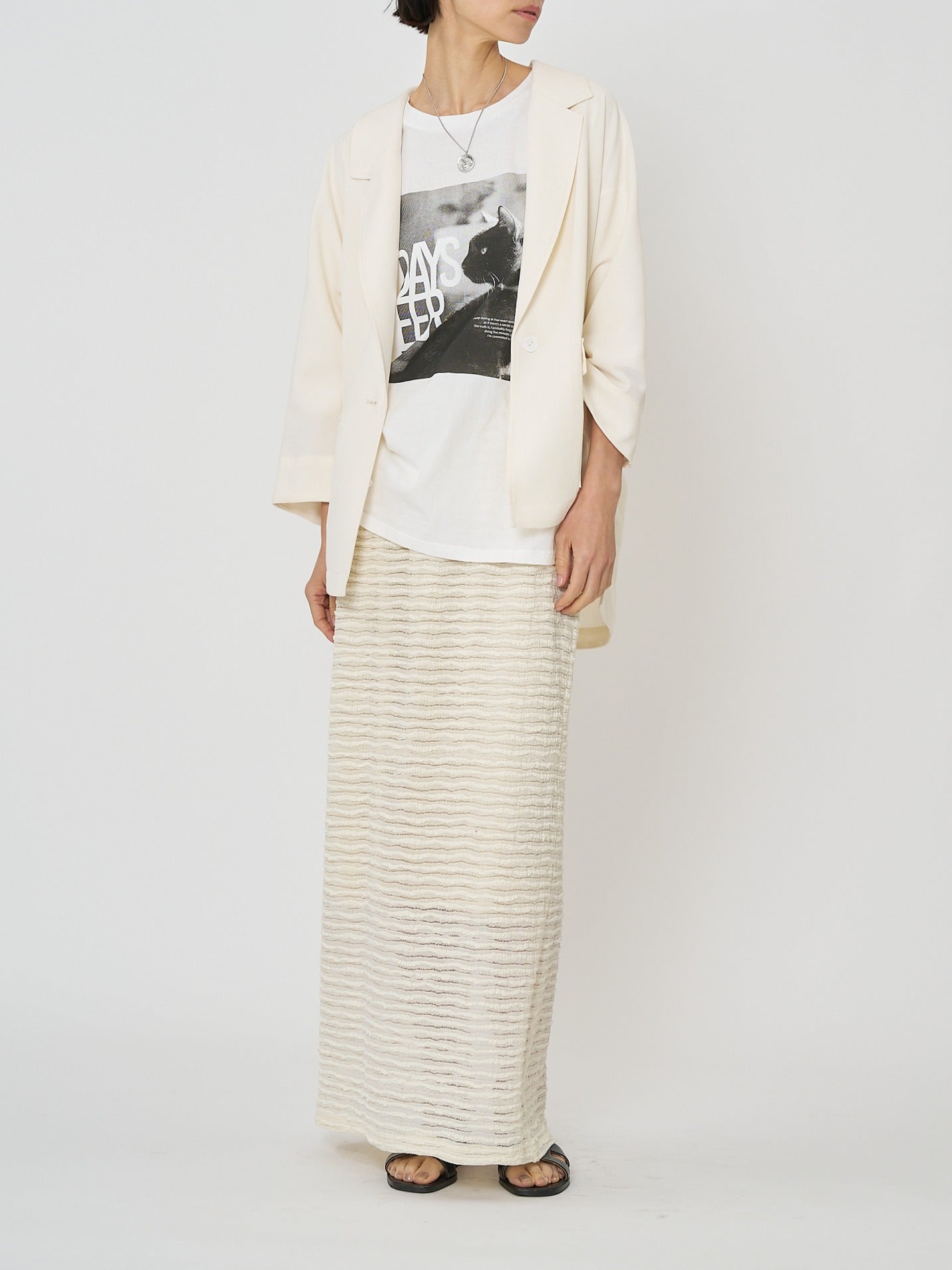 【CHIGNON】ストレッチレーススカート/2261-047BZ