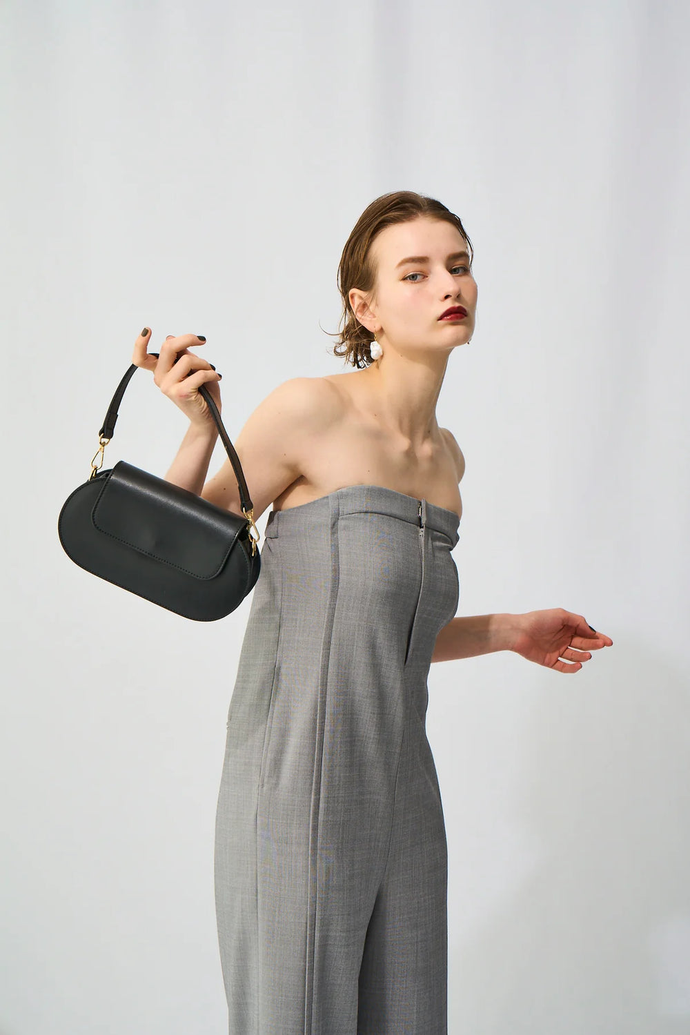 【CHIGNON】シアーチェックプリーツスカート