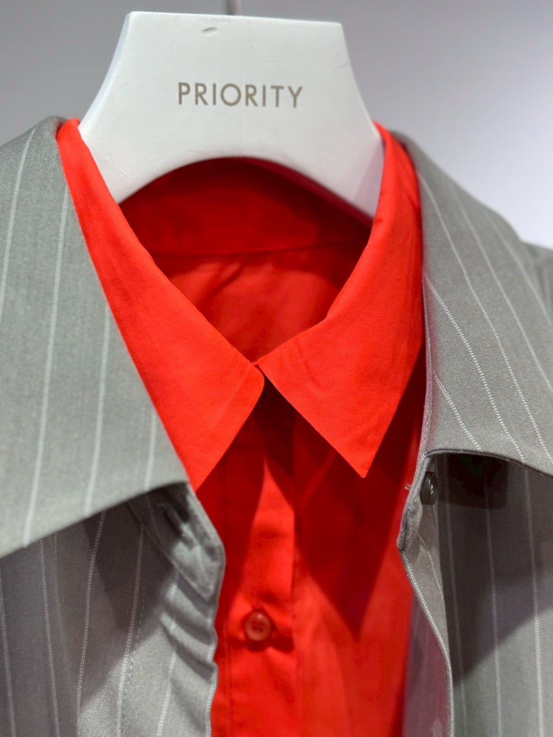 【PRIORITY】レイヤードシャツ/P66175HW