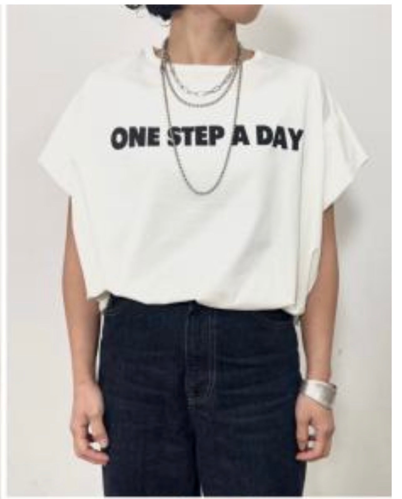 【siro de labonte】ONE STEP A DAYタックスリーブT/R623213