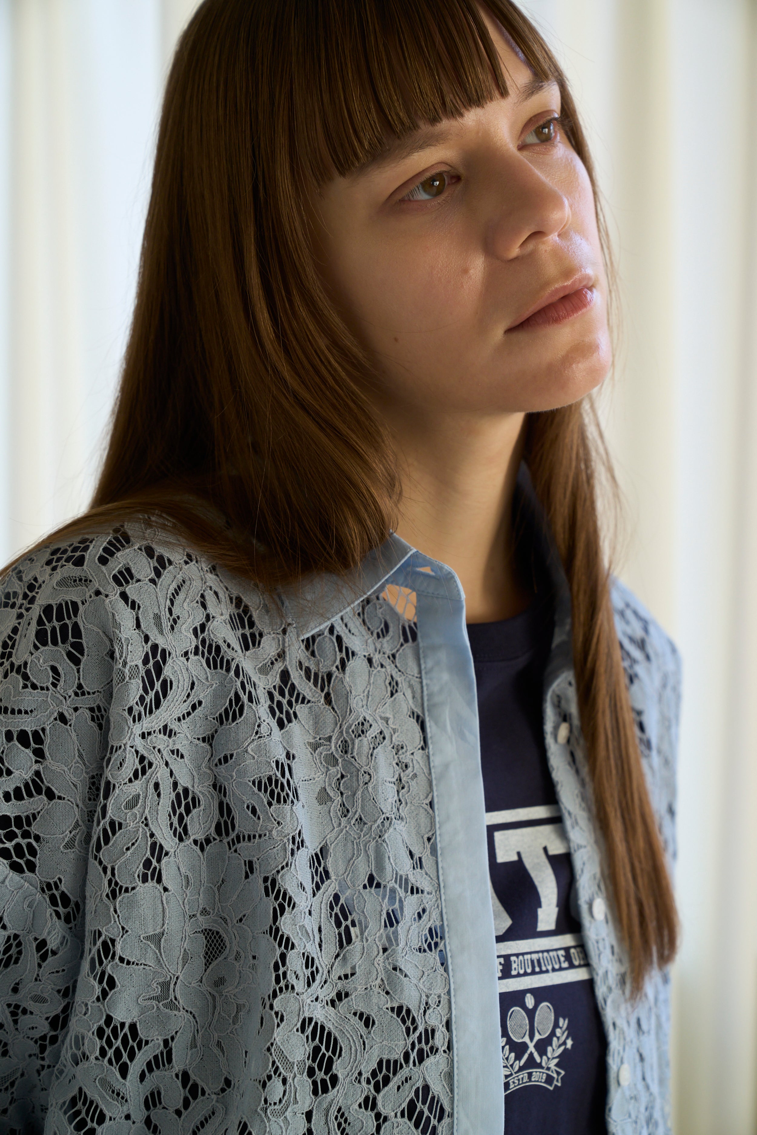 【Ordinary】レースショートスリーブブラウス/BO26-526B