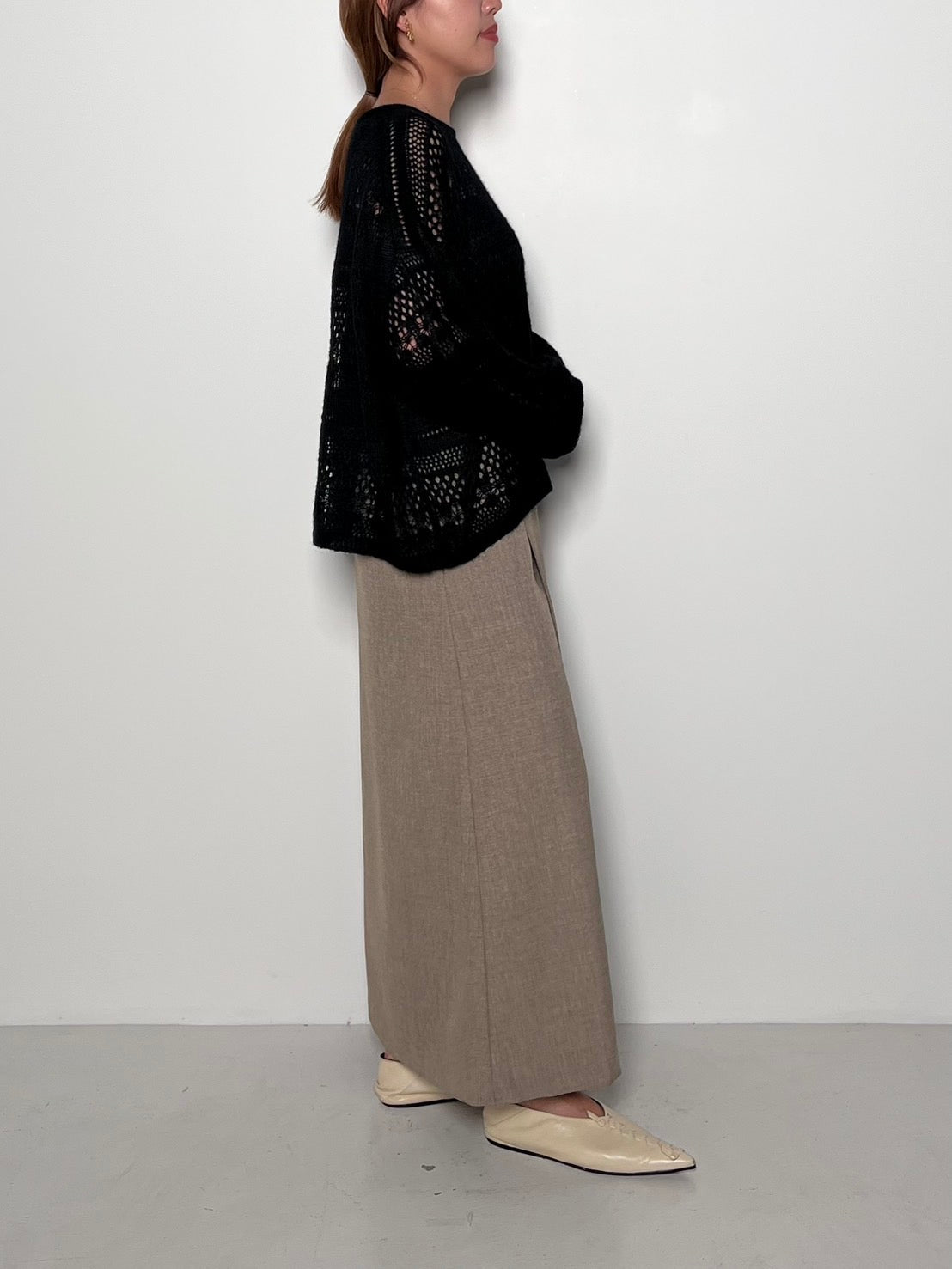 【CHIGNON】2WAYスリットスカート/2554-040MK