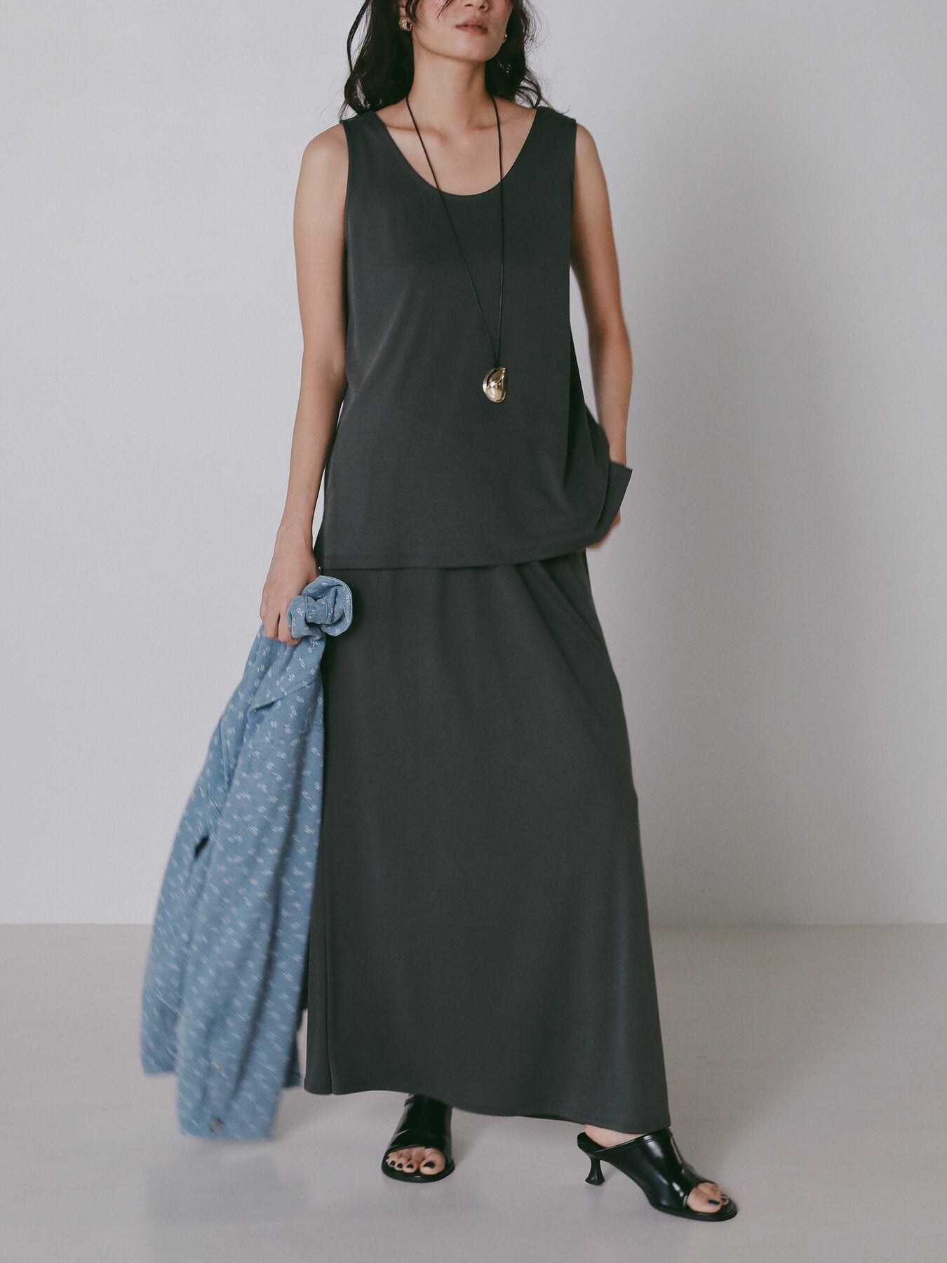 【CHIGNON】フィブリルマーメイドスカート/2566-713HP
