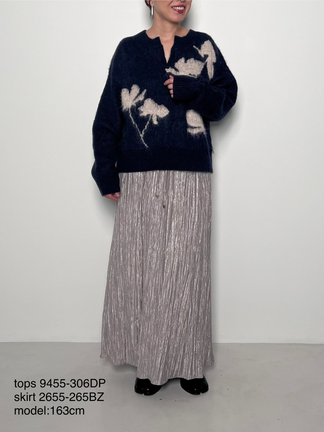 【CHIGNON】シャイニーワッシャースカート/2655-265BZ