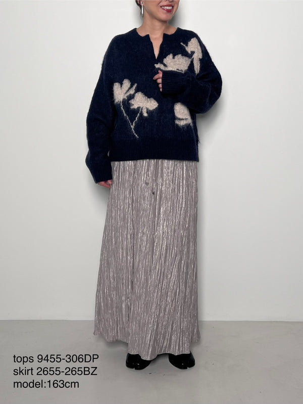 【CHIGNON】シャイニーワッシャースカート/2655-265BZ