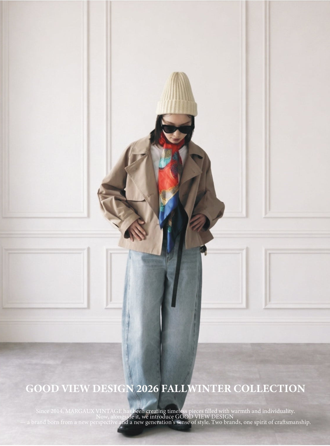 【GOOD VIEW DESIGN】ショートトレンチ/GVD JK-26030