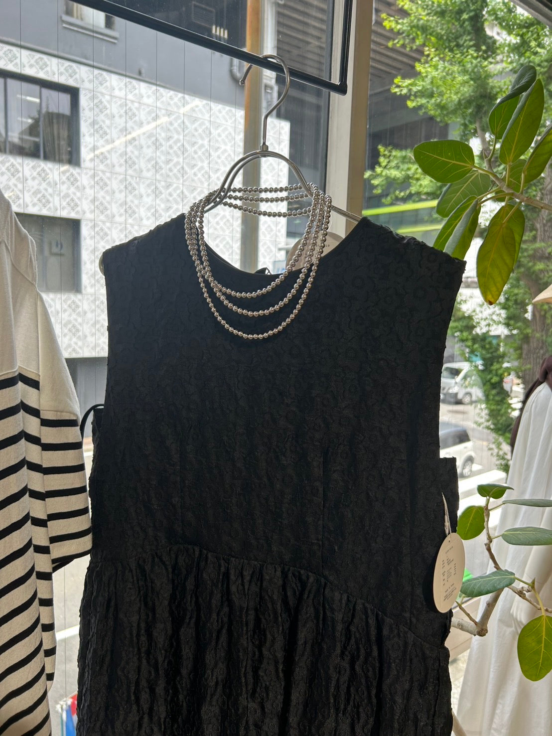 【再入荷】【anana】ロングボールチェーンマグネットネックレス/a09-010
