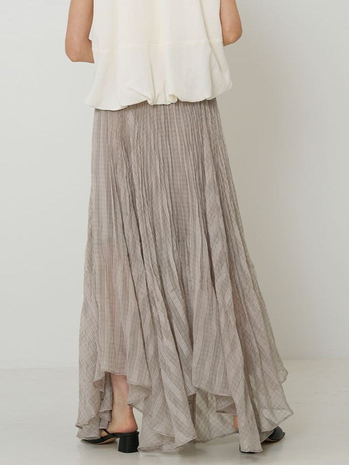 【CHIGNON】シアーチェックプリーツスカート/2961-029MK