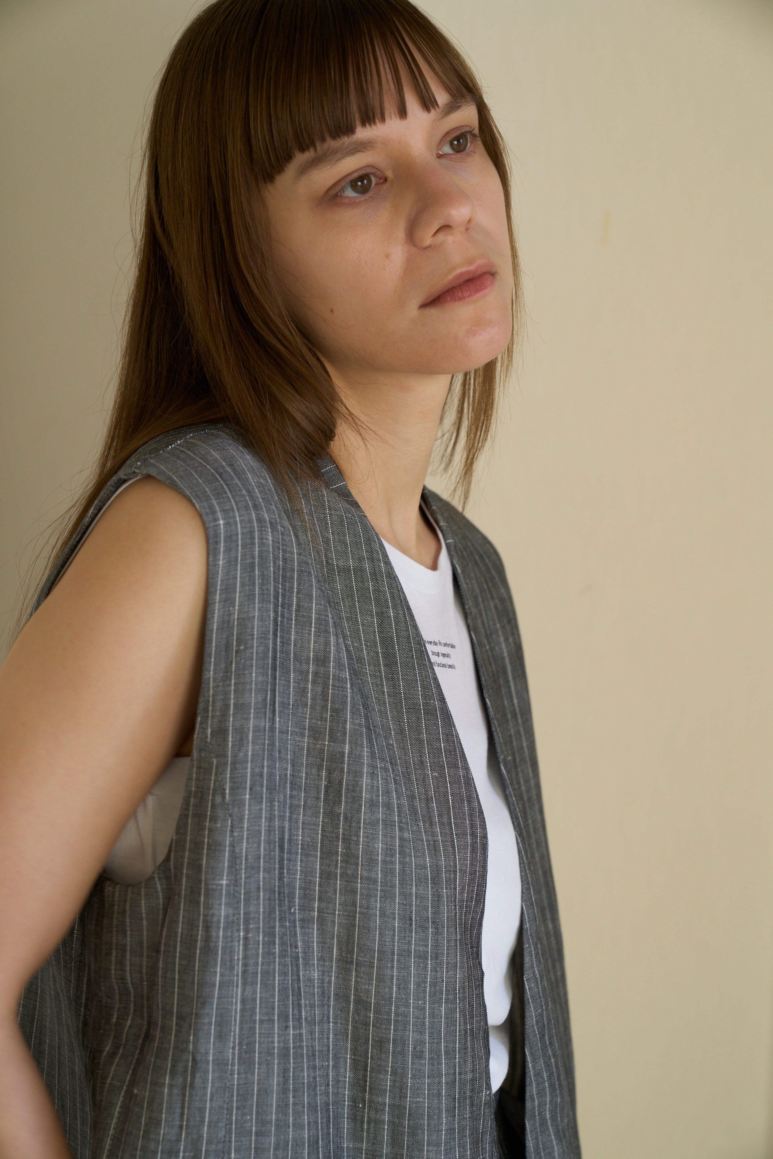 【Ordinary】スリーブレスダブルジャケット/BO26-501J