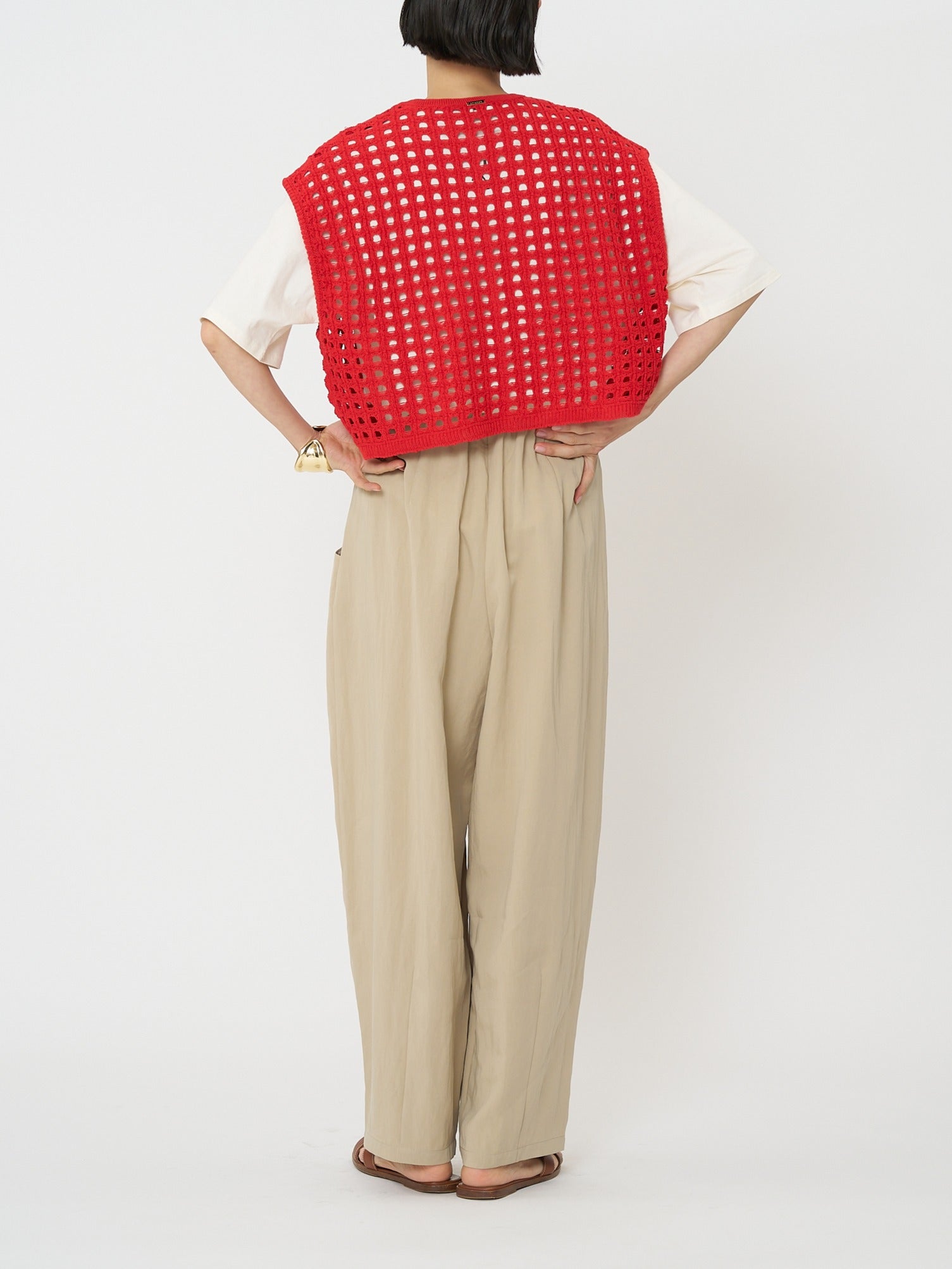 【CHIGNON】フロントタックカーヴィーパンツ/3261-026MK