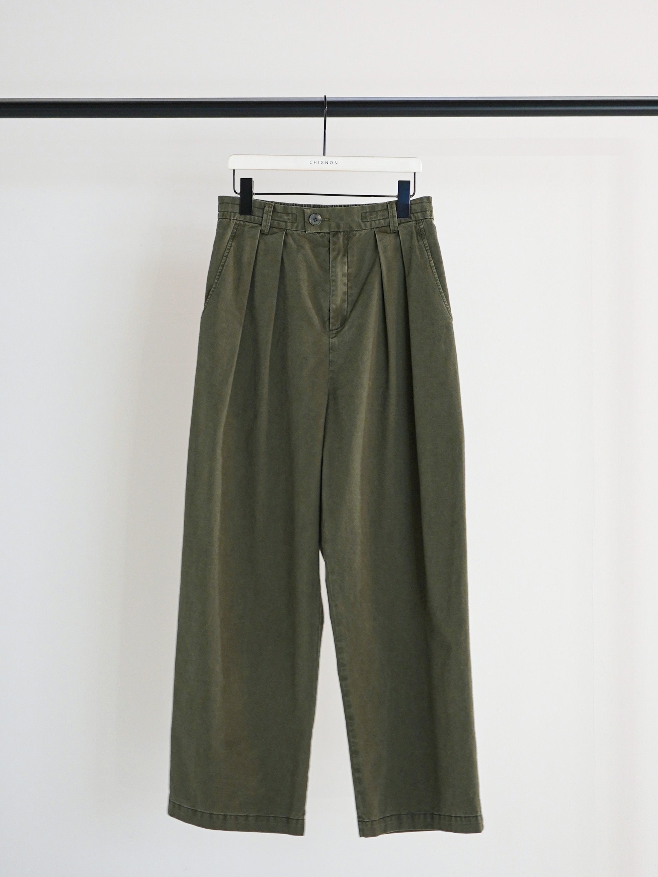 【CHIGNON】ウォッシュドチノパンツ/3261-045BT