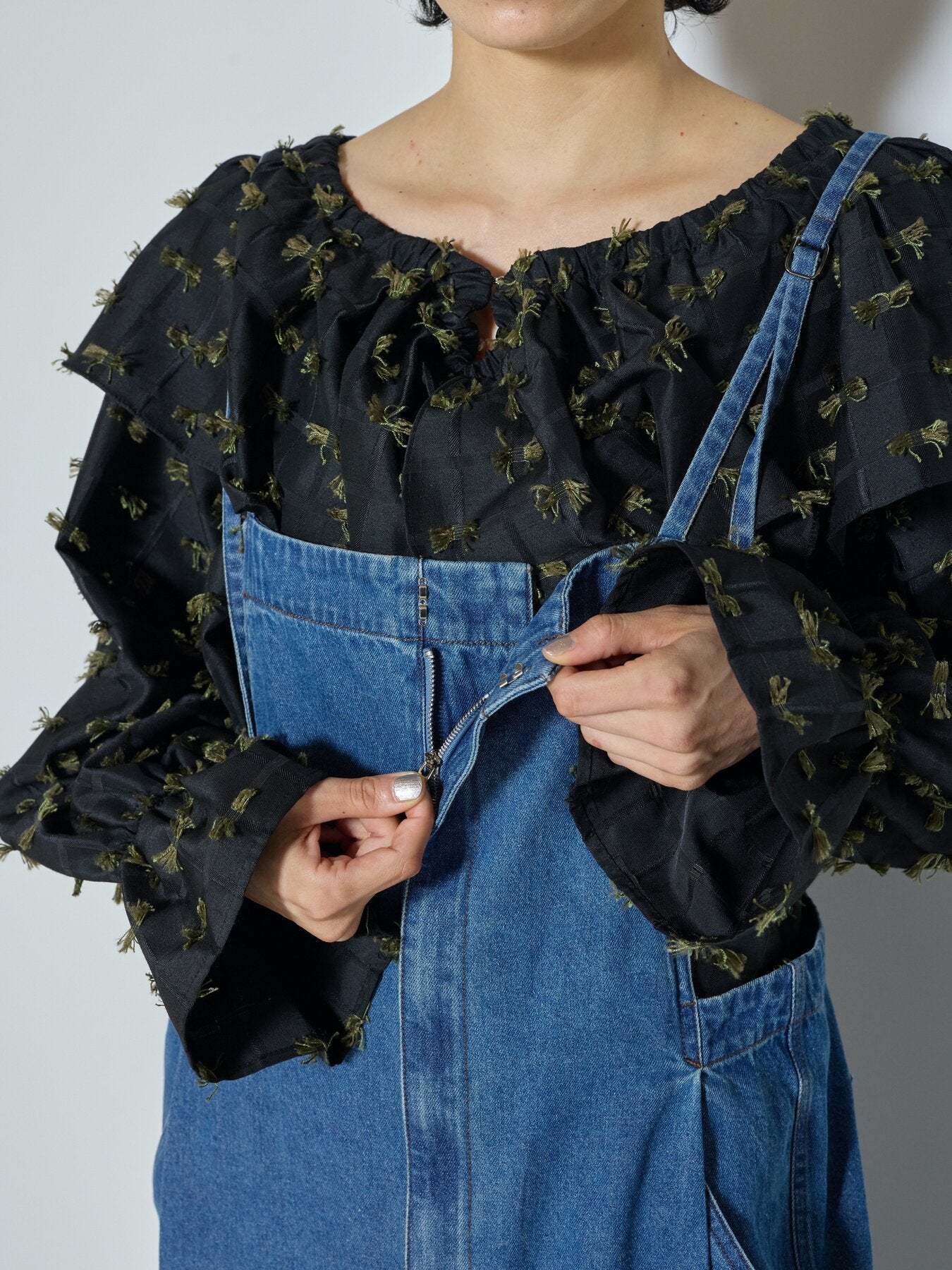 【CHIGNON】ストラップデニムサロペット/3265-361BT