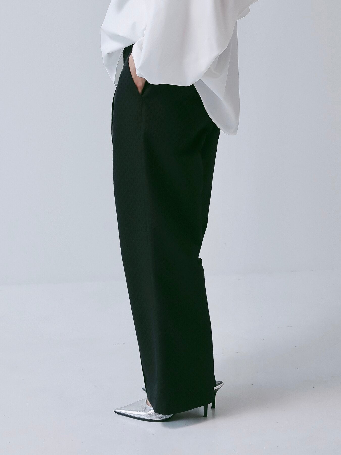 【CHIGNON】ドットジャカードタックパンツ/3266-612BZ