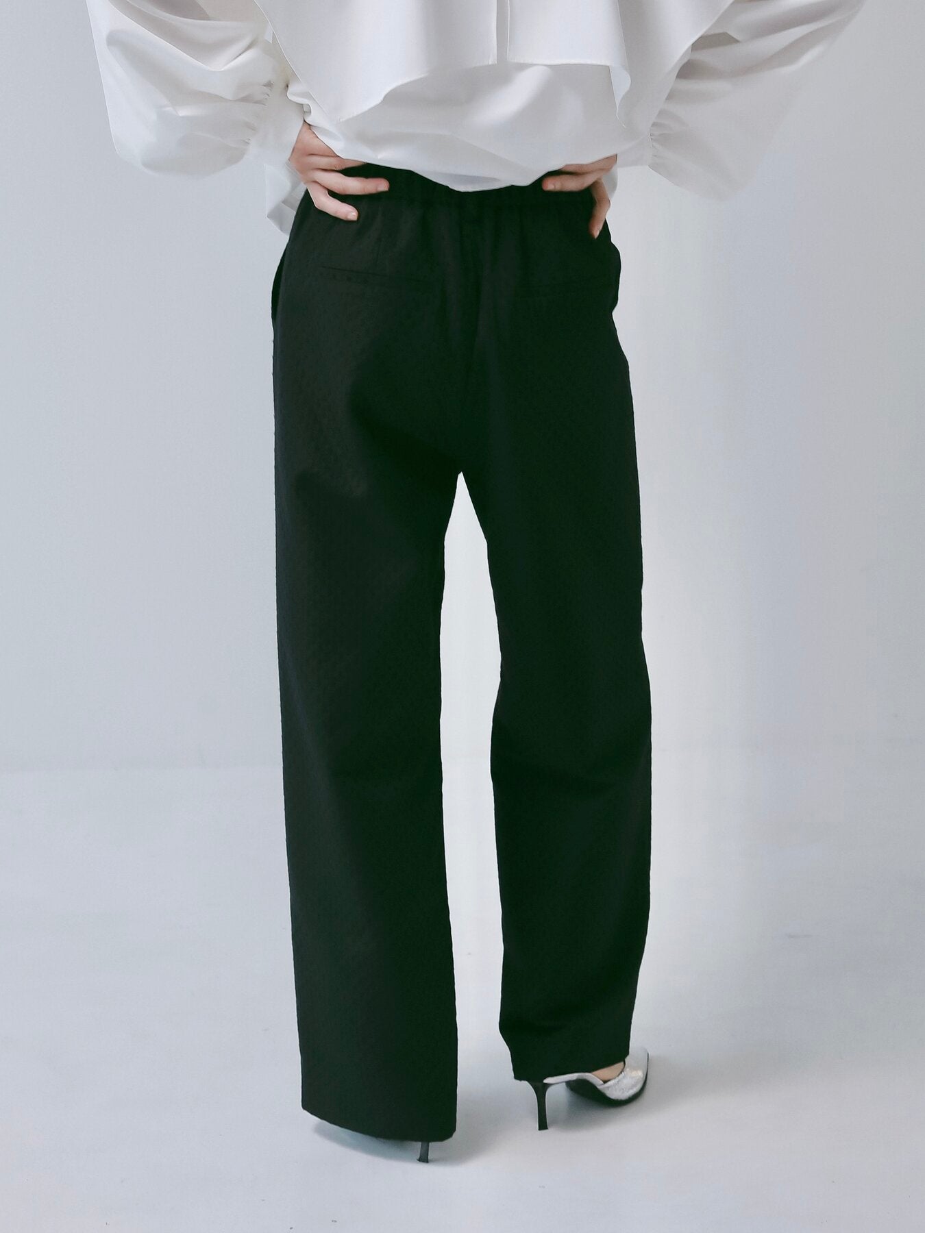 【CHIGNON】ドットジャカードタックパンツ/3266-612BZ