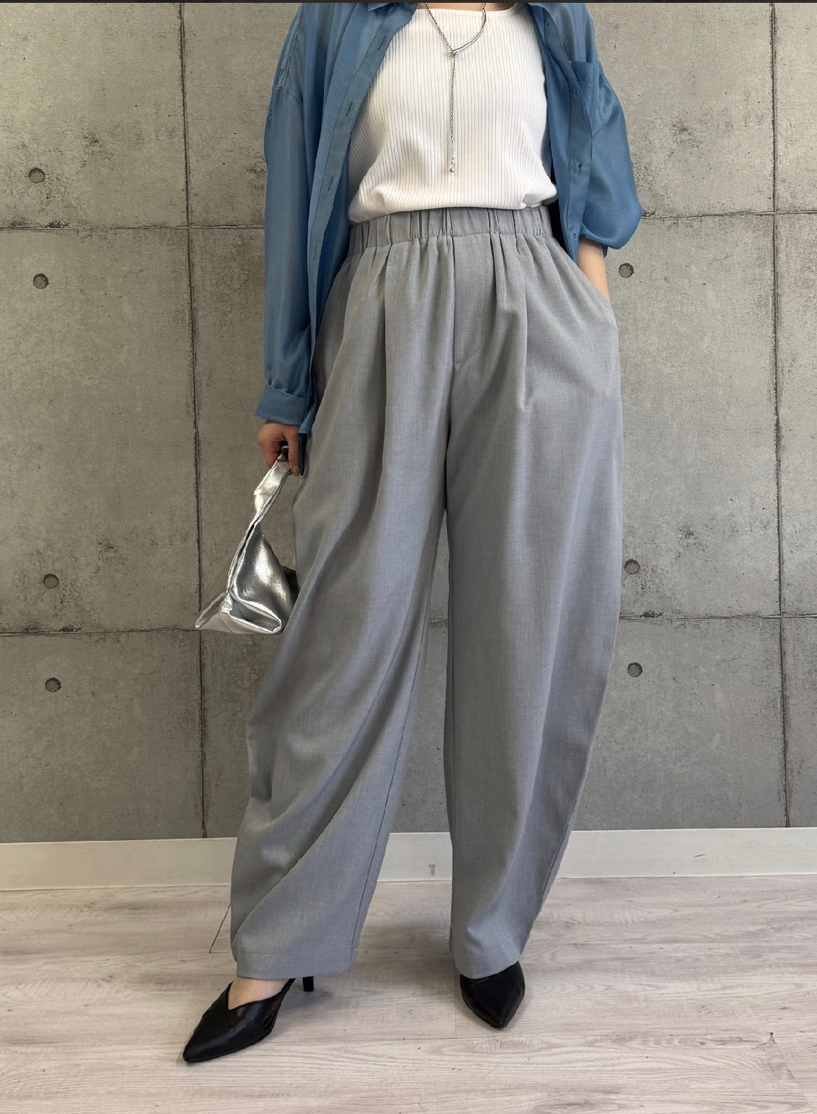 【ROSIEE】リネンライクハーレムパンツ/R813216