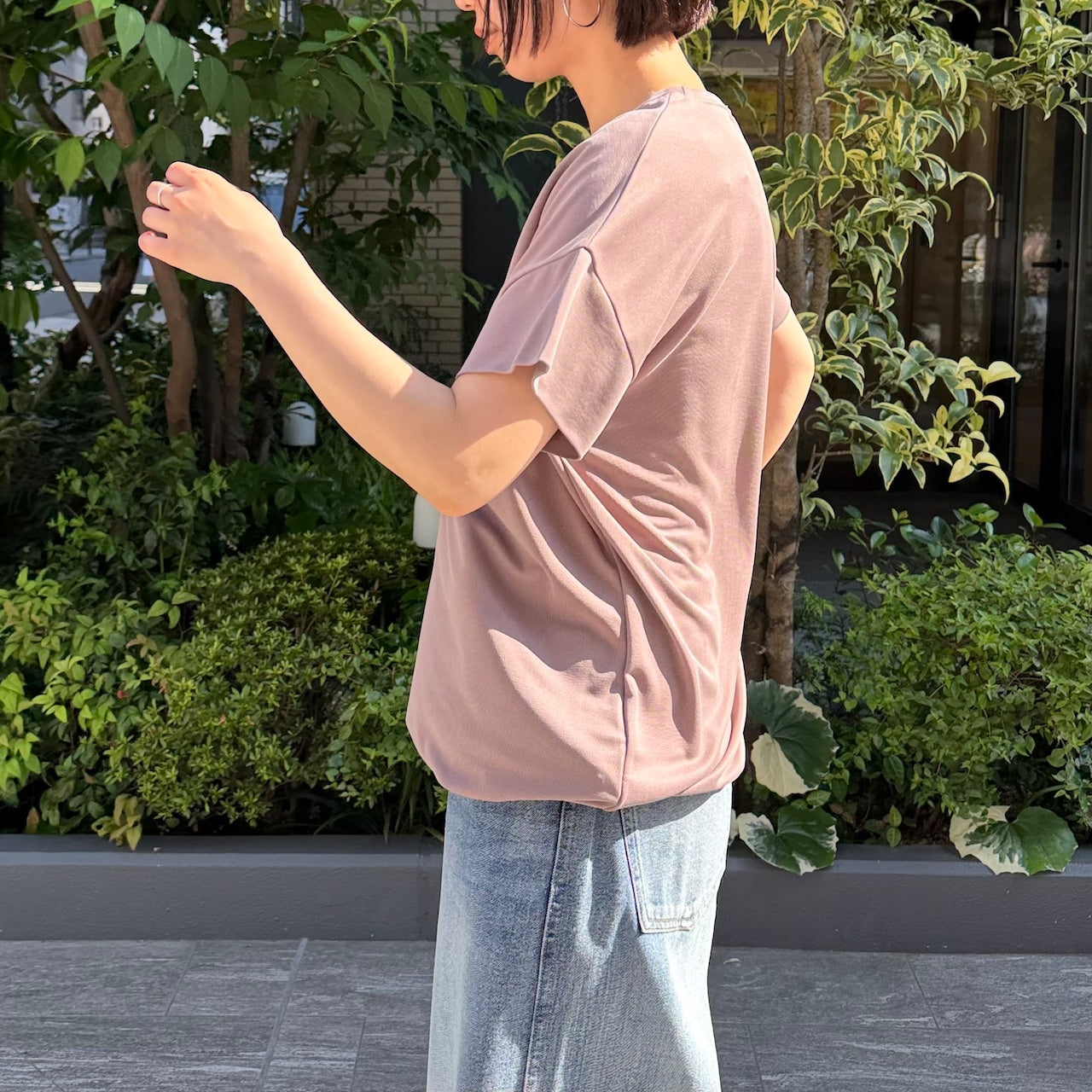 【Anna Kerry】モダールエンブロイダリーロゴTシャツ/56262915