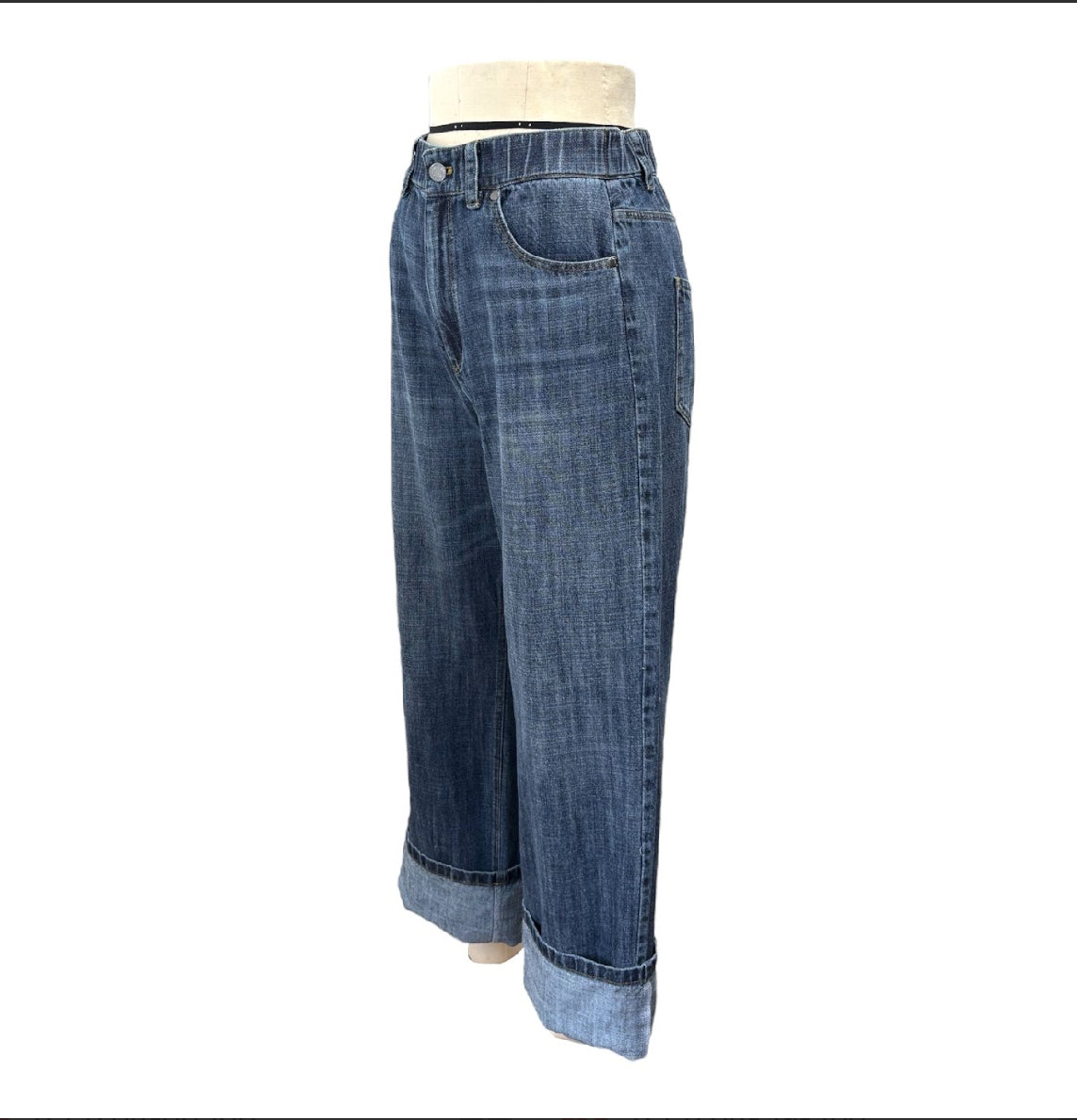 【ayane】リネン混デニムワイドパンツ/855704