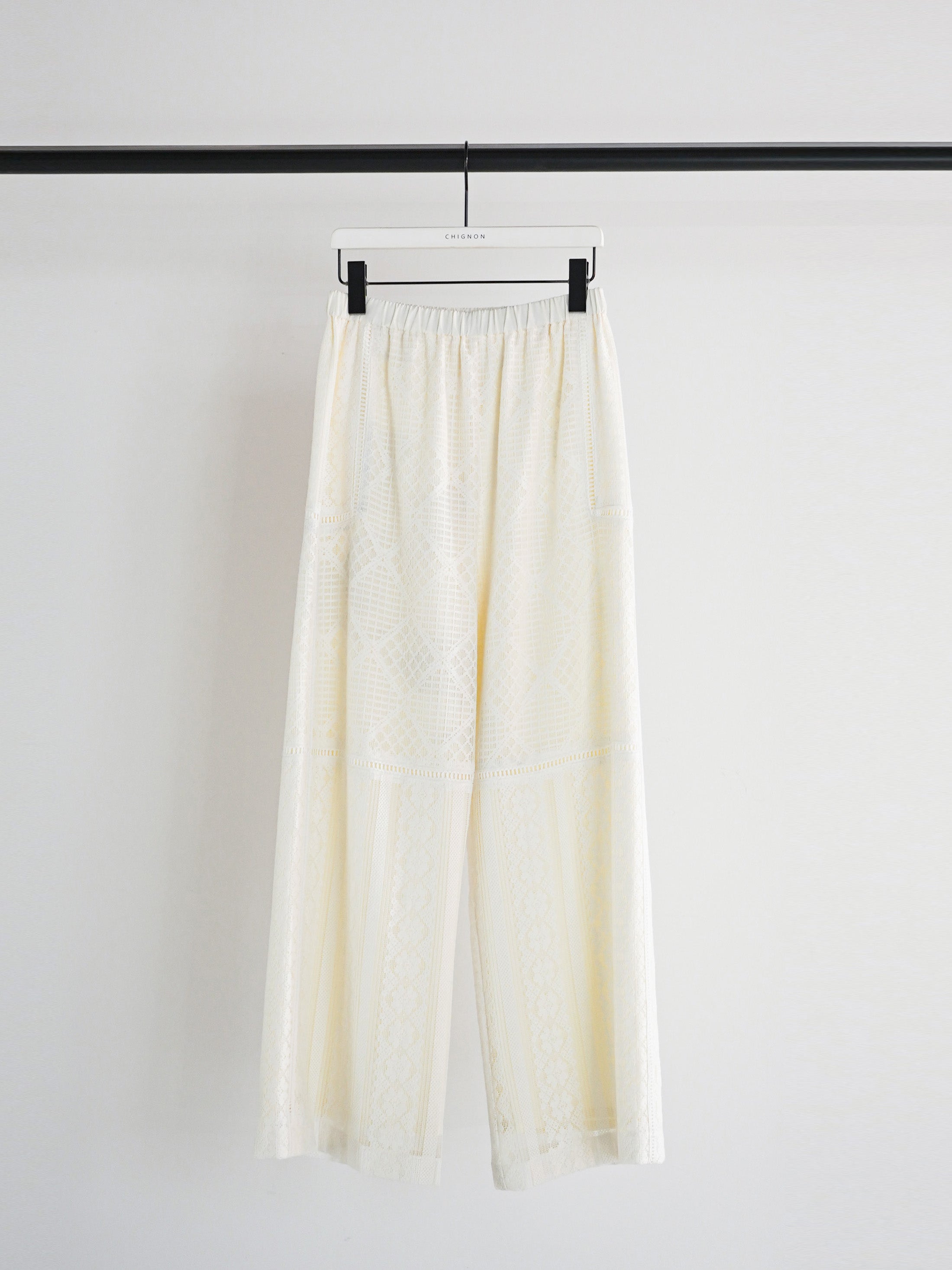 【CHIGNON】パッチワークレースパンツ/3561-051BZ