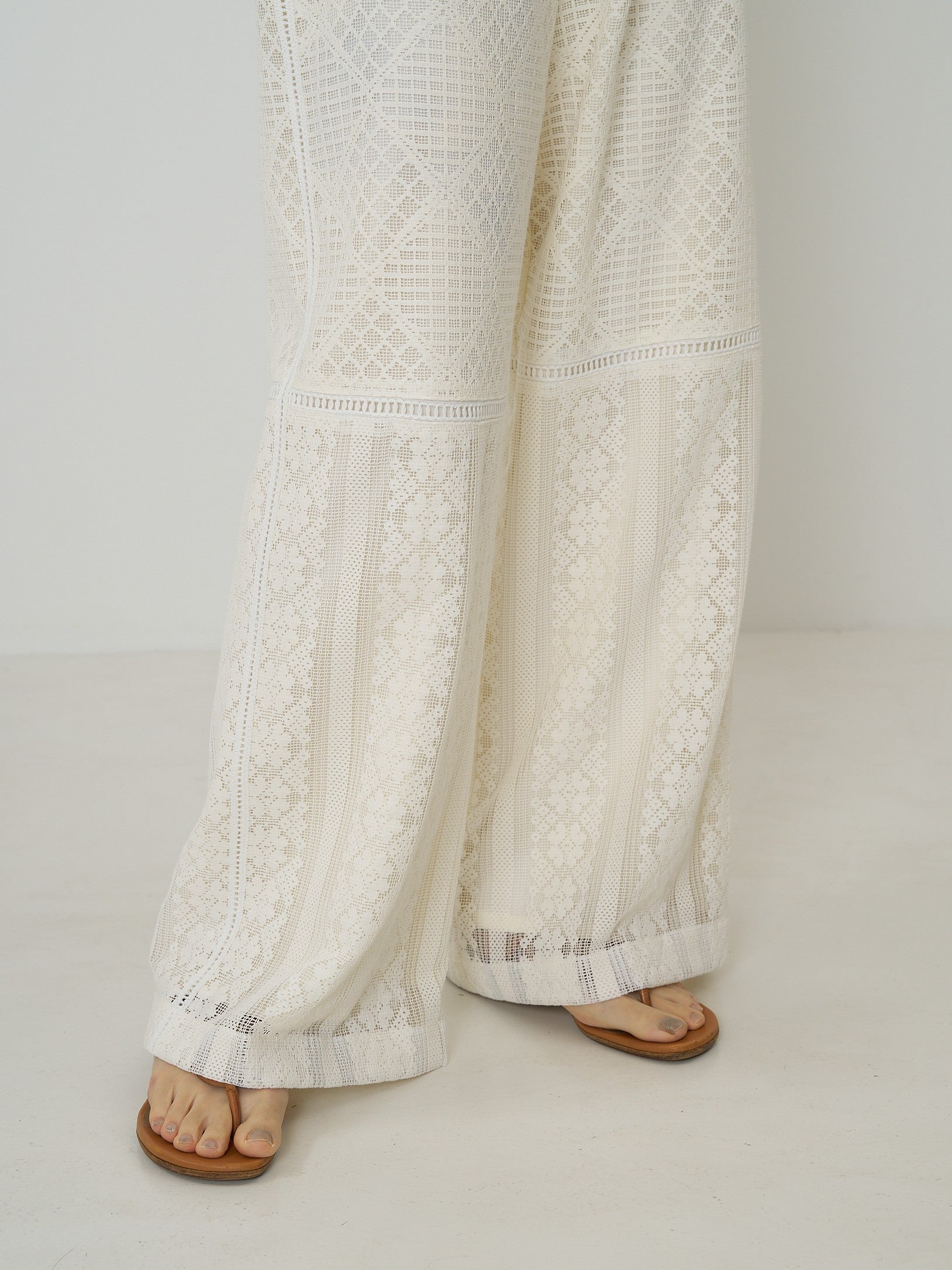 【CHIGNON】パッチワークレースパンツ/3561-051BZ