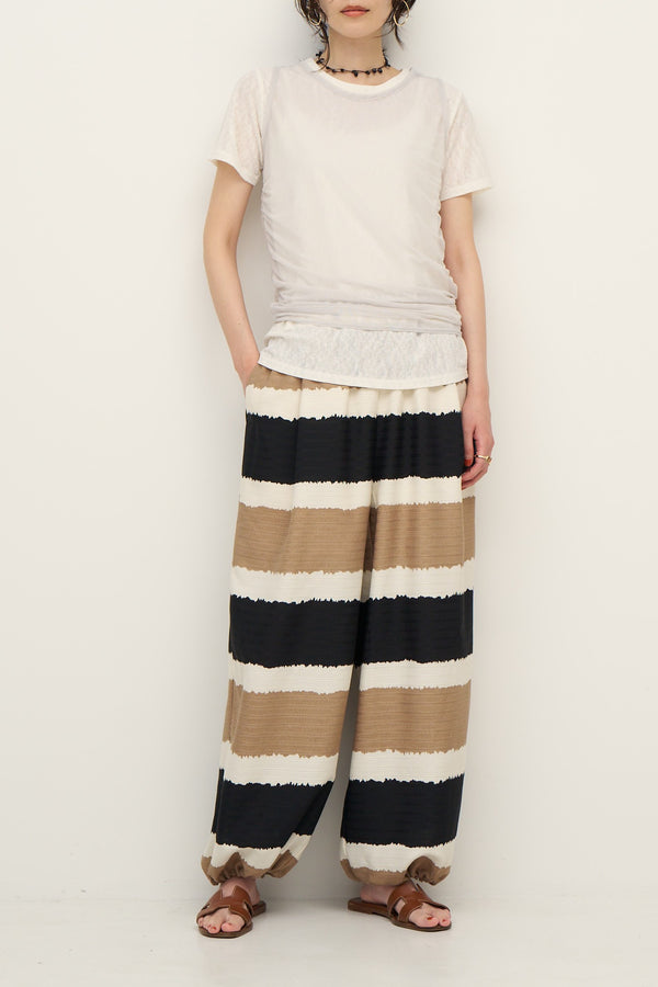 【CHIGNON】オリエンタルボーダーパンツ/3562-352BZ