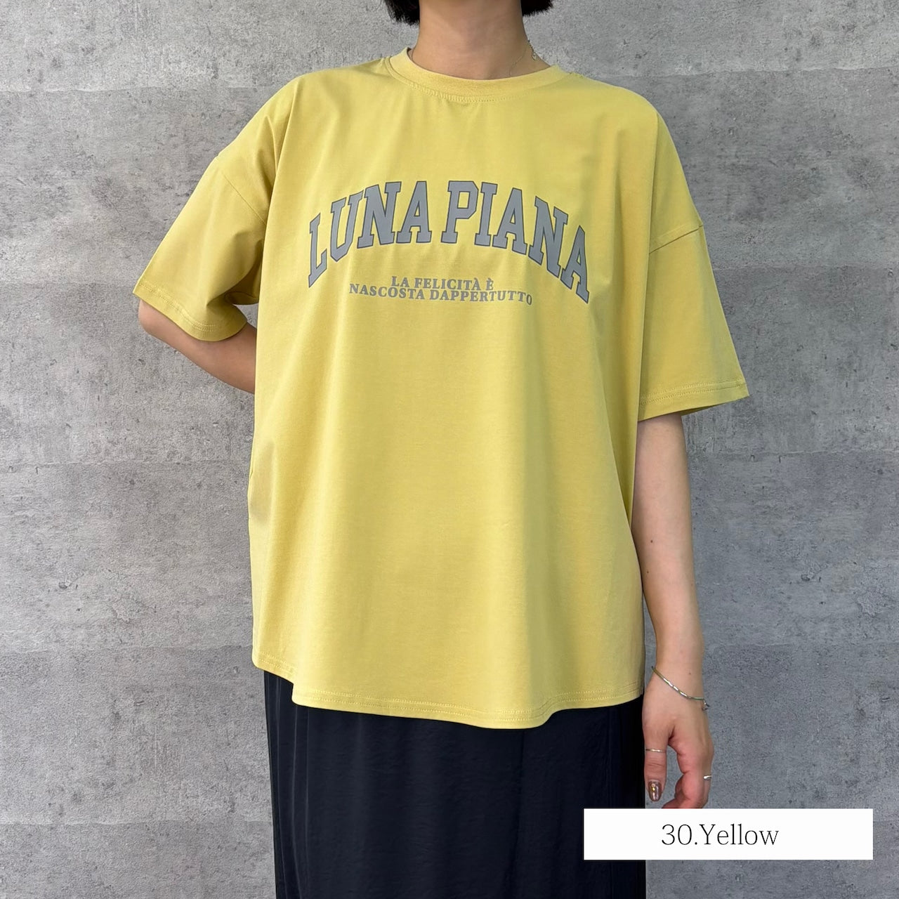 【Anna Kerry】ハーフスリーブロゴTシャツ/85261915