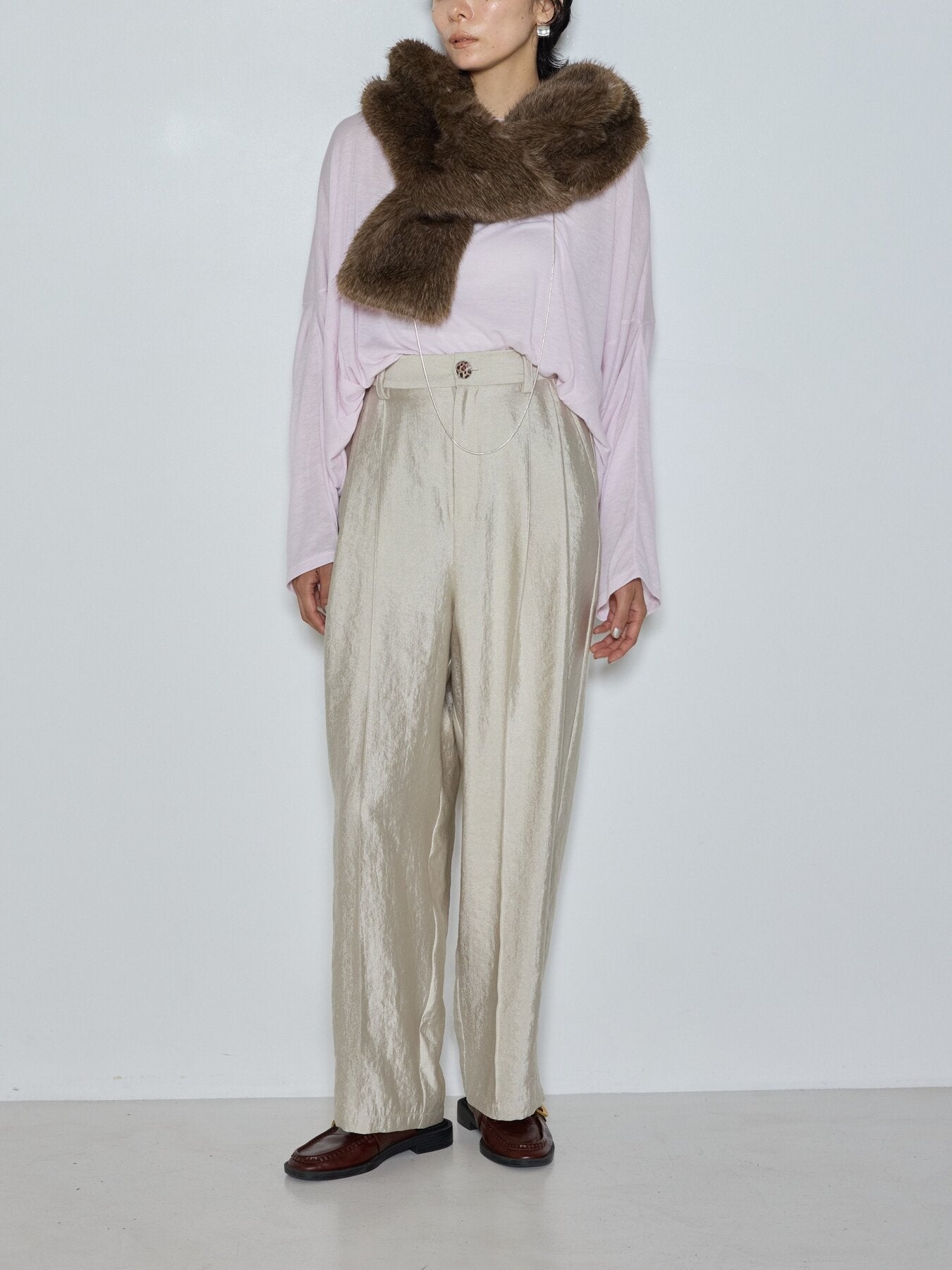 【CHIGNON】シャイニータックパンツ/3865-339MK