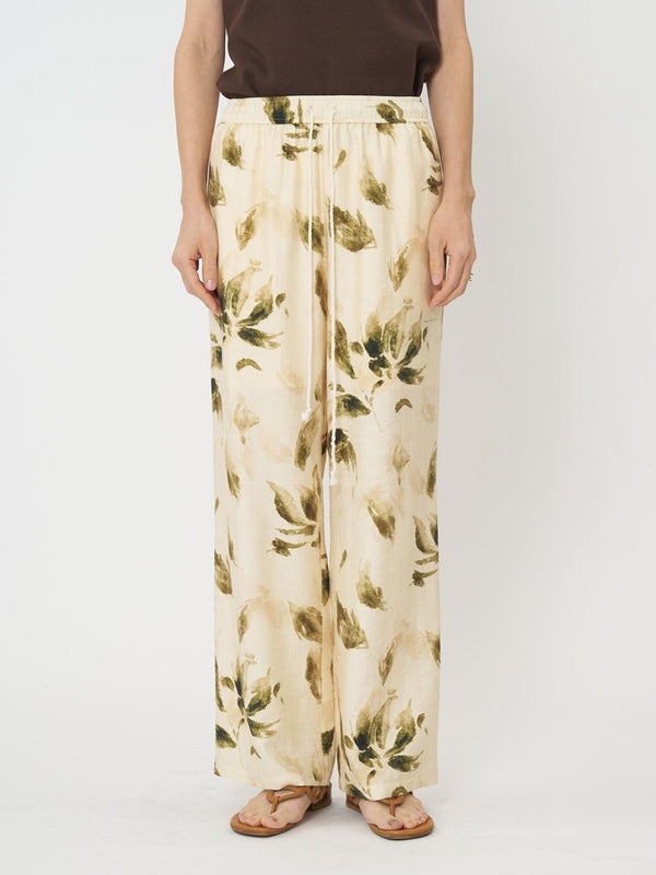 【CHIGNON】フラワープリントイージパンツ/3961-020KK