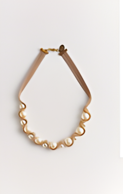 【STELLA CIFFON】シングルリボンネックレス/AST-N2