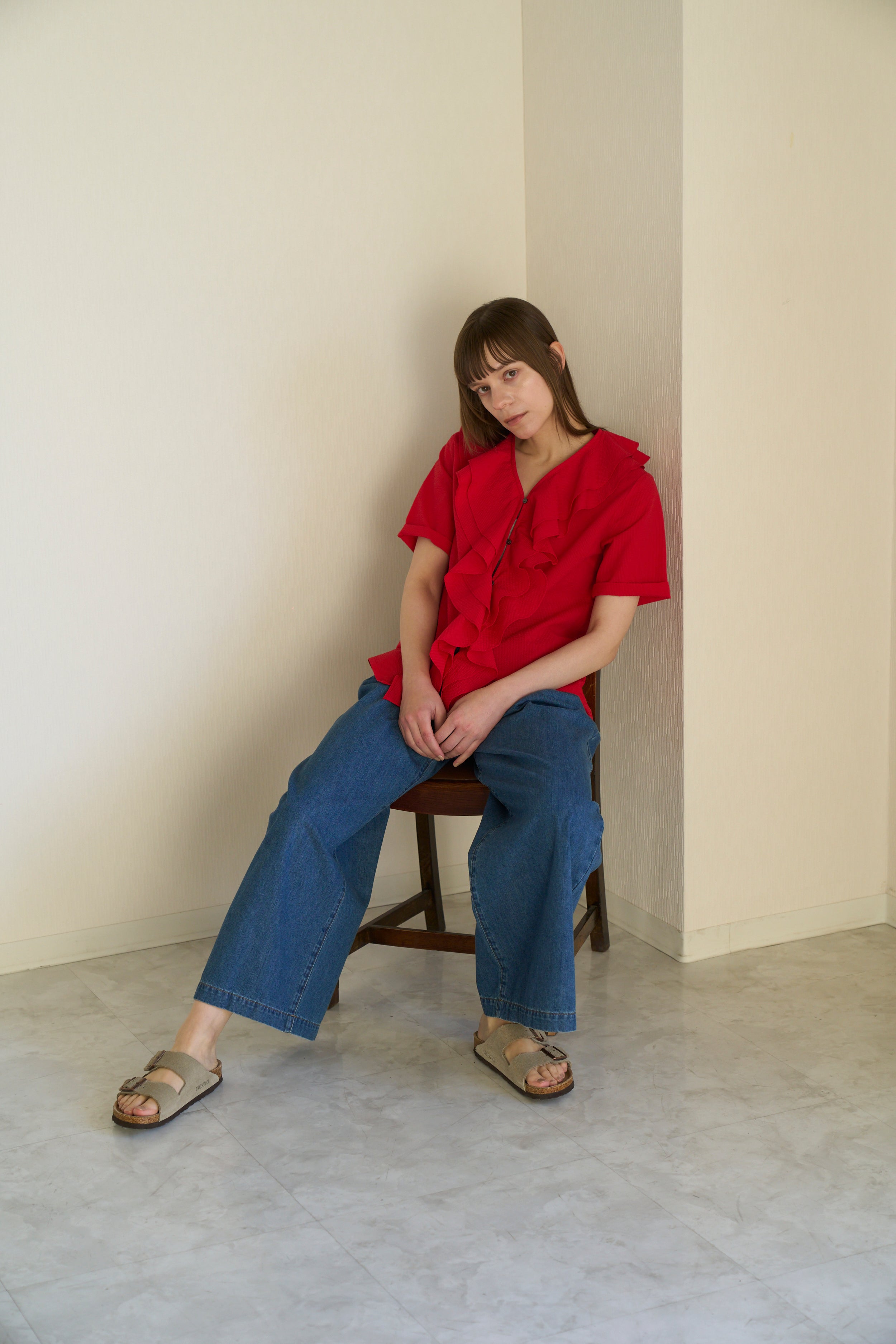 【Ordinary】ツータックワイドバギーデニムパンツ/BO26-531P