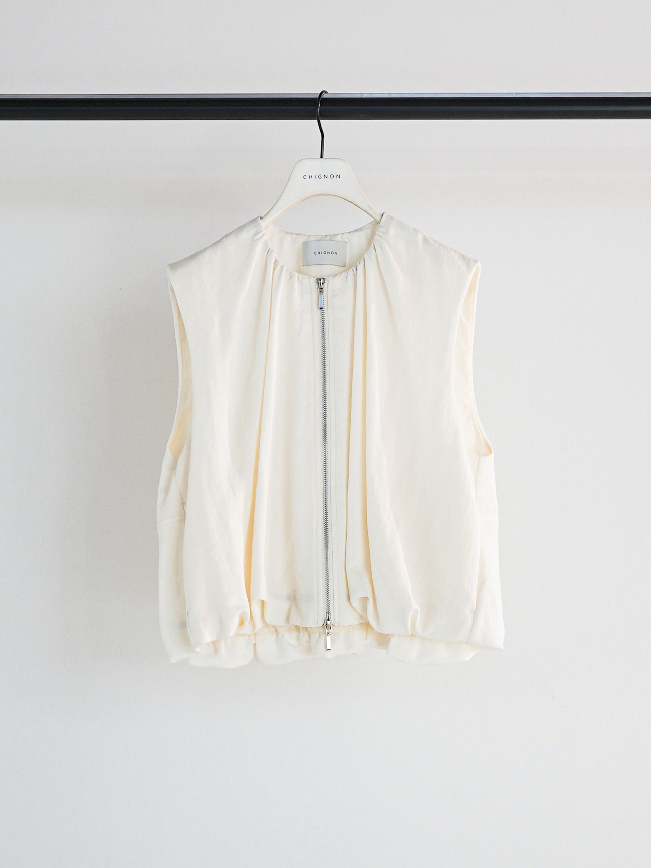 【CHIGNON】ダブルジップバルーンジレ/4261-025MK