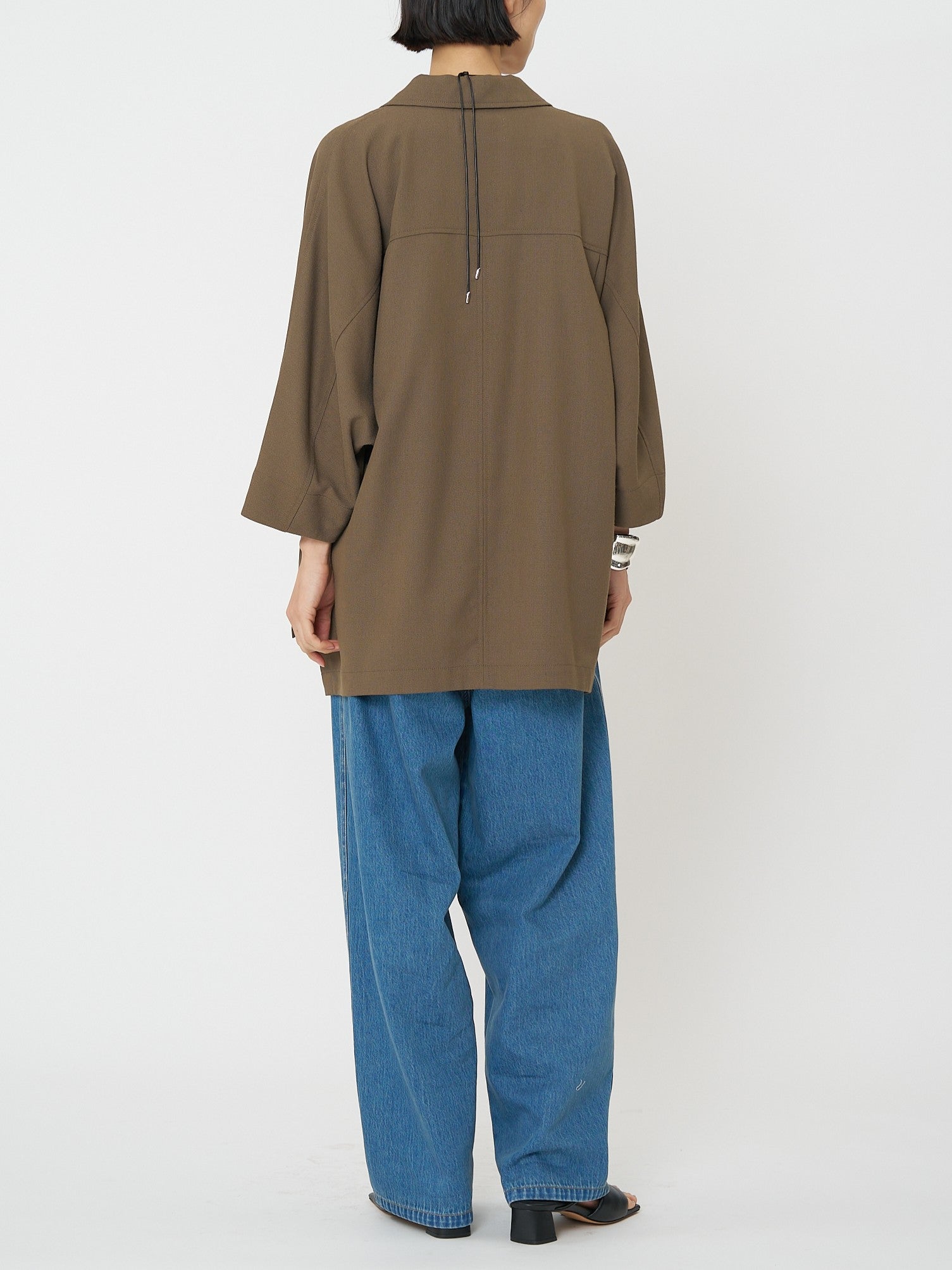 【CHIGNON】サマーメッシュ麻混ドルマンジャケット/4561-027BZ